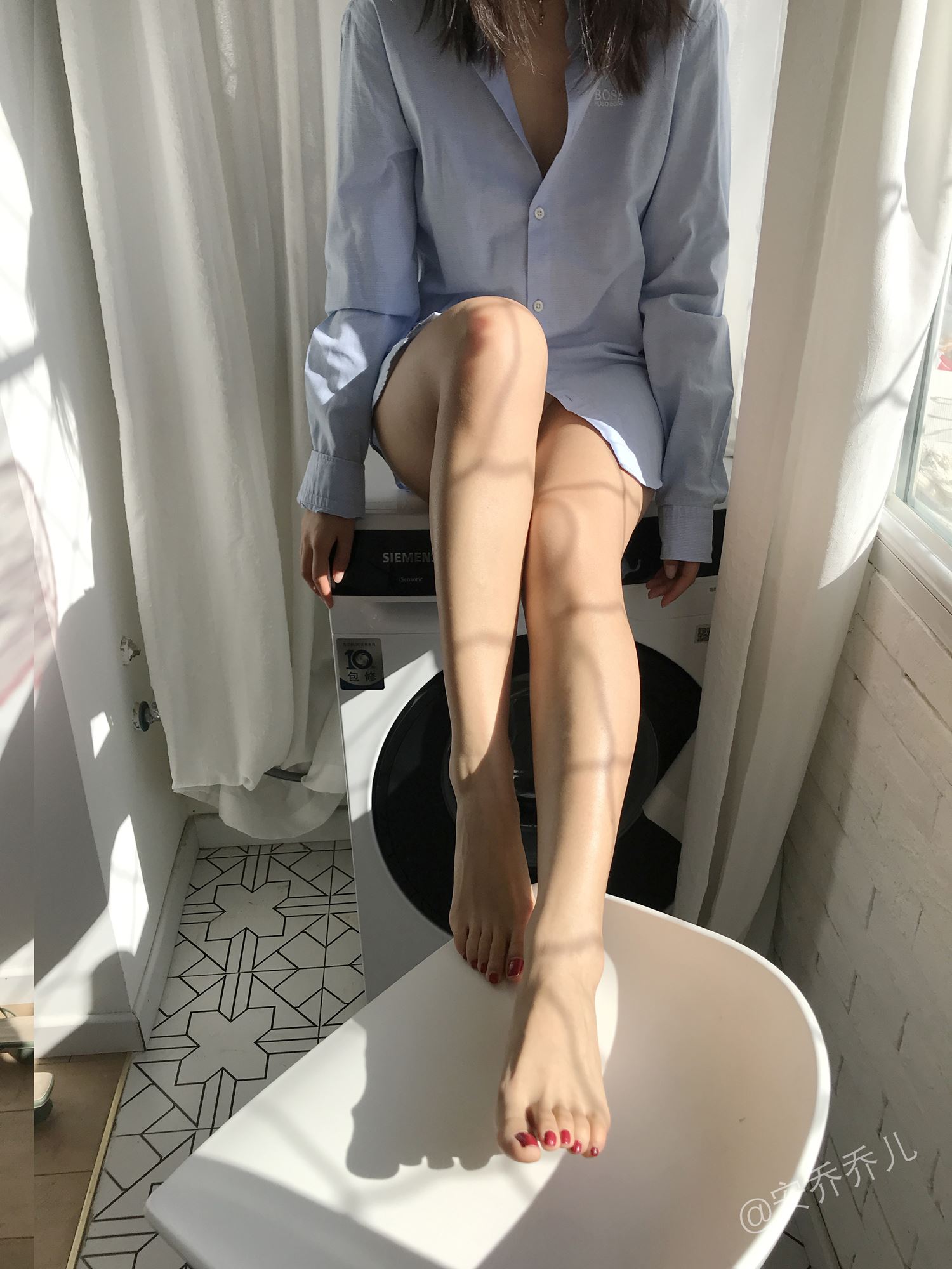 图片[14]-安乔乔儿(Nia乔乔) 阳台洗衣房[104P] – 速更版-美库