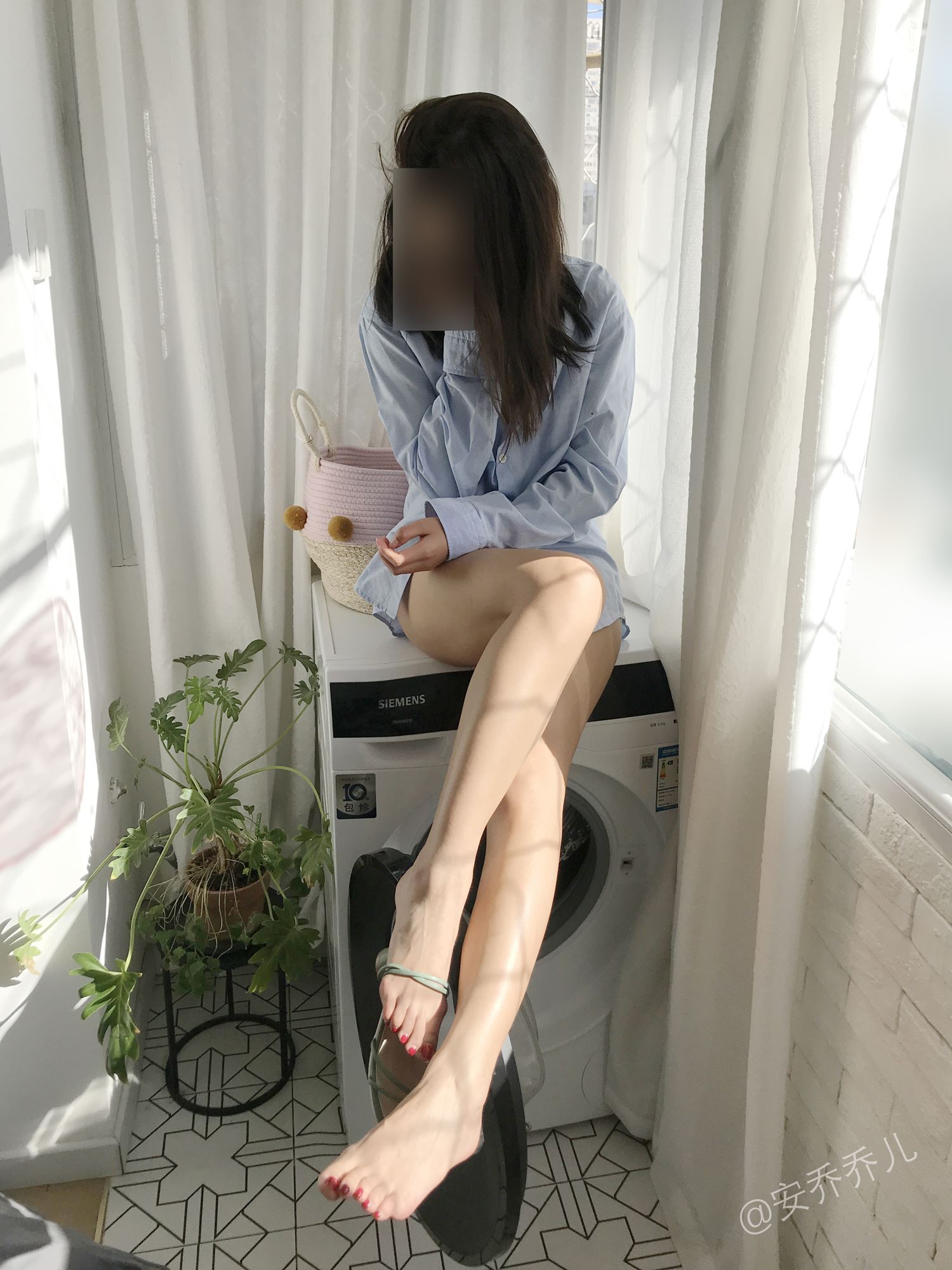 图片[94]-安乔乔儿(Nia乔乔) 阳台洗衣房[104P] – 速更版-美库