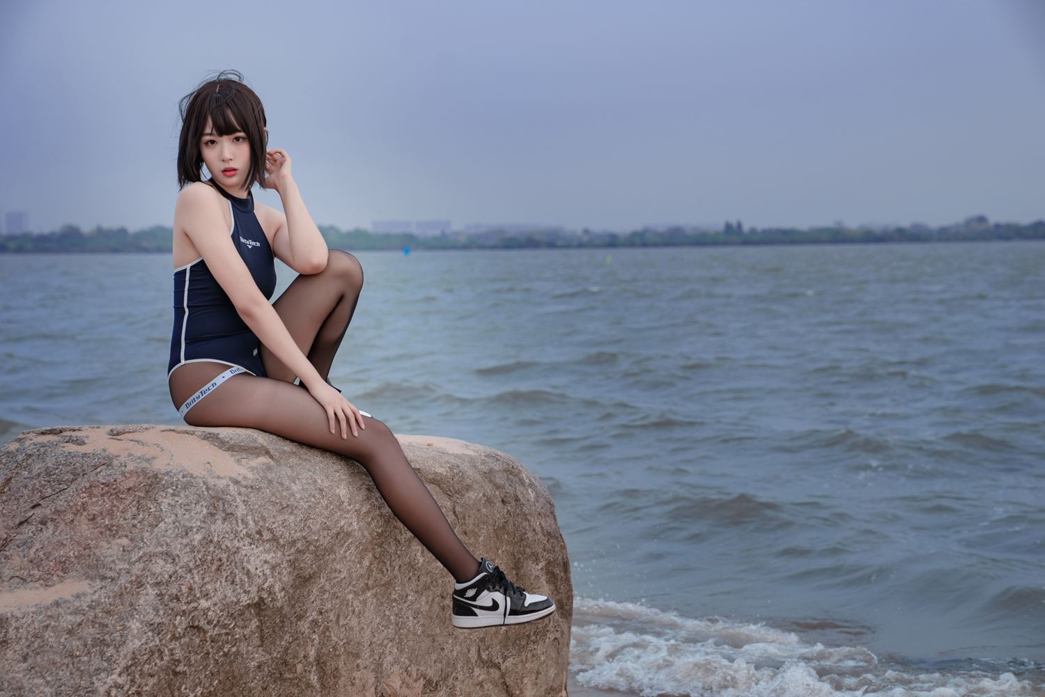 图片[18]-轩萧学姐 – 沙滩竞泳[45P] – 速更版-美库