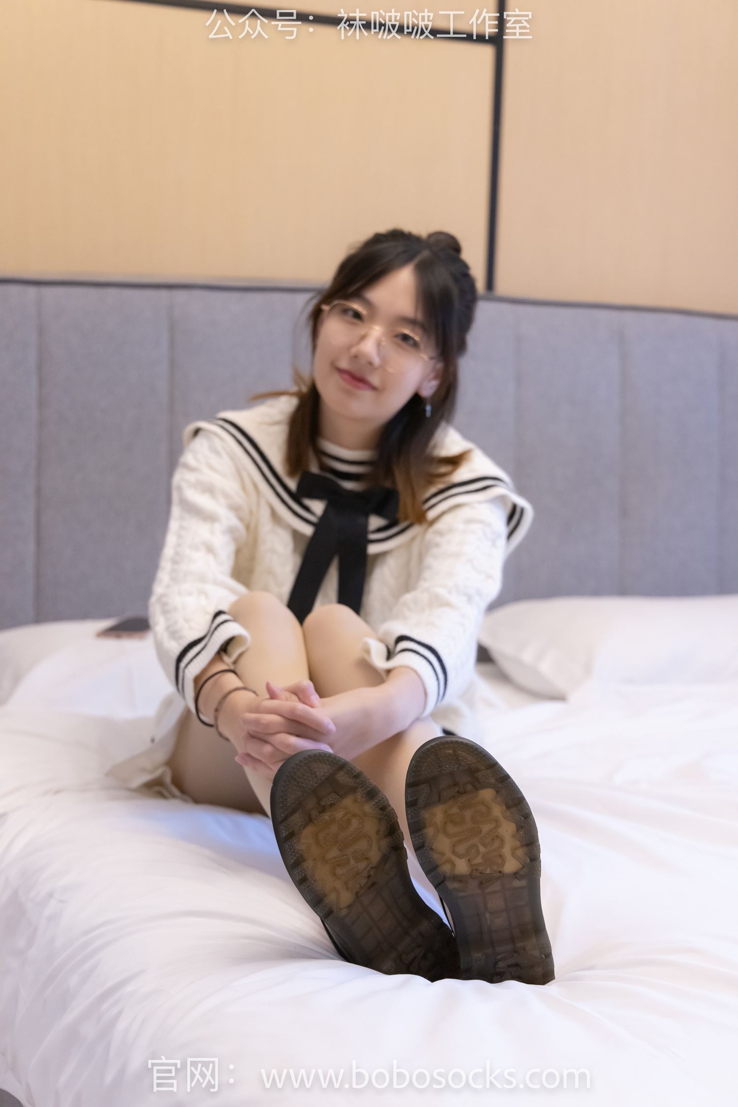 图片[11]-[BoBoSocks袜啵啵]NO.117 小甜豆-黑皮鞋、厚肉丝[135P] – 速更版-美库