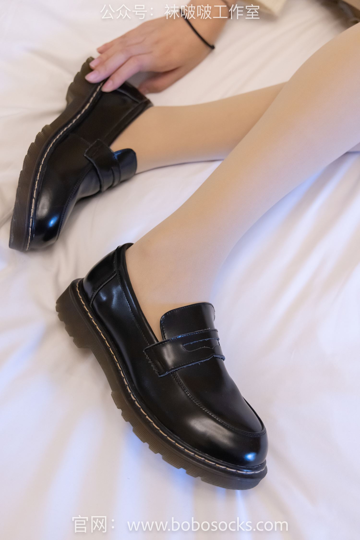 图片[31]-[BoBoSocks袜啵啵]NO.117 小甜豆-黑皮鞋、厚肉丝[135P] – 速更版-美库