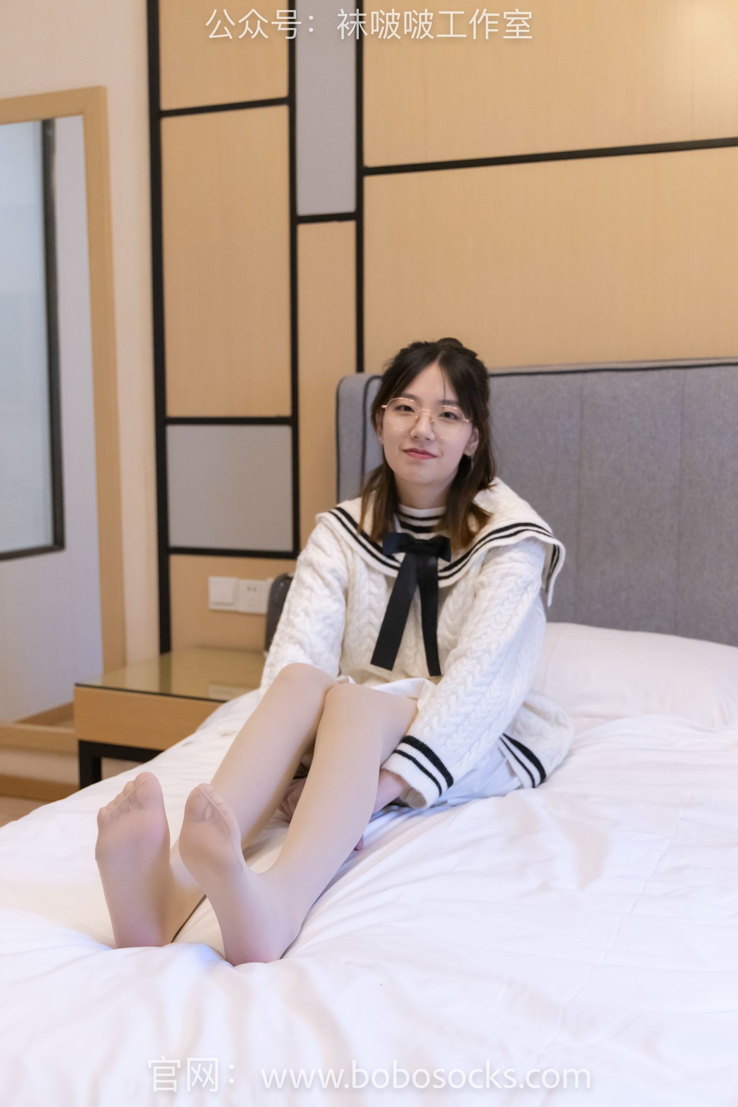 图片[49]-[BoBoSocks袜啵啵]NO.117 小甜豆-黑皮鞋、厚肉丝[135P] – 速更版-美库