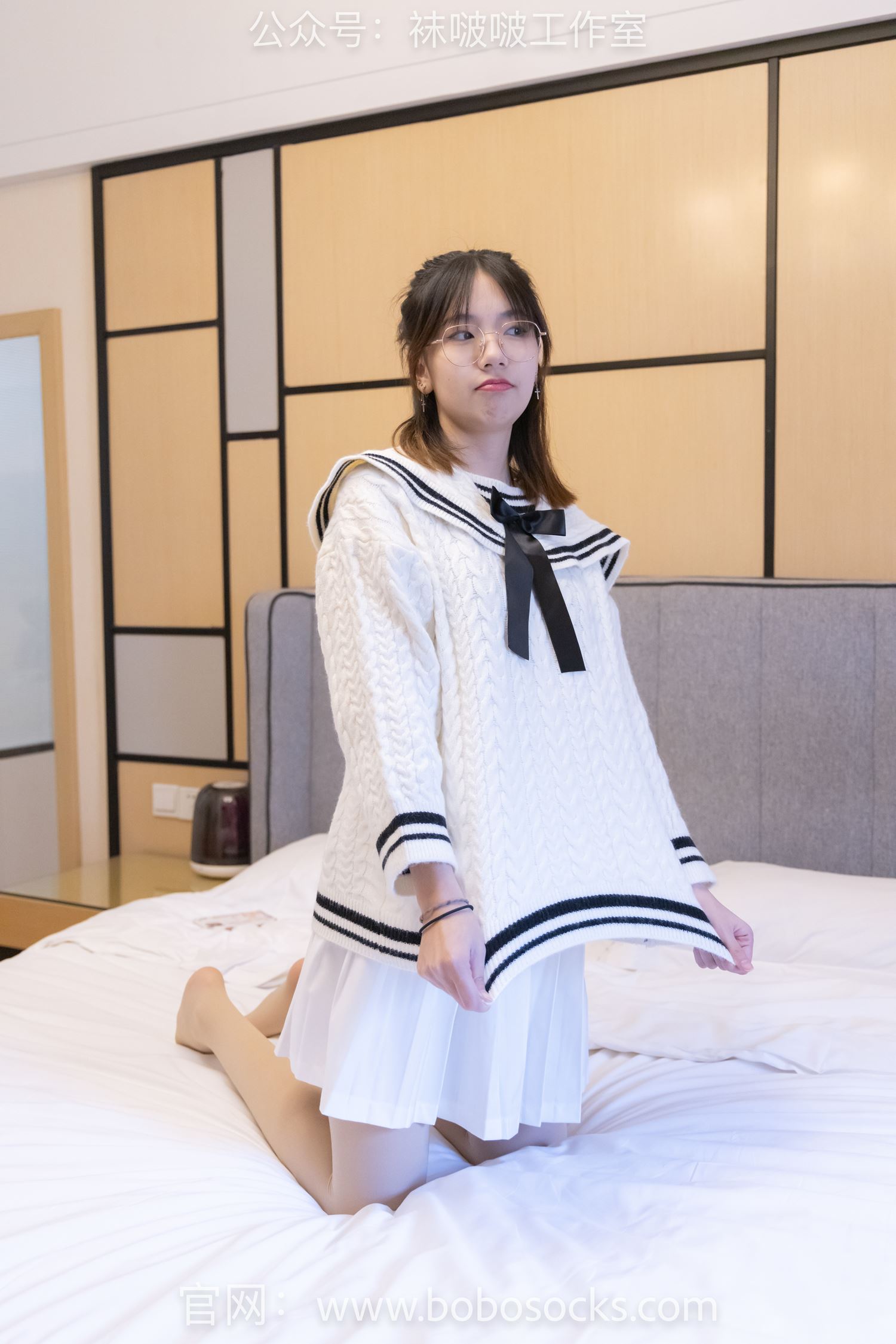 图片[66]-[BoBoSocks袜啵啵]NO.117 小甜豆-黑皮鞋、厚肉丝[135P] – 速更版-美库