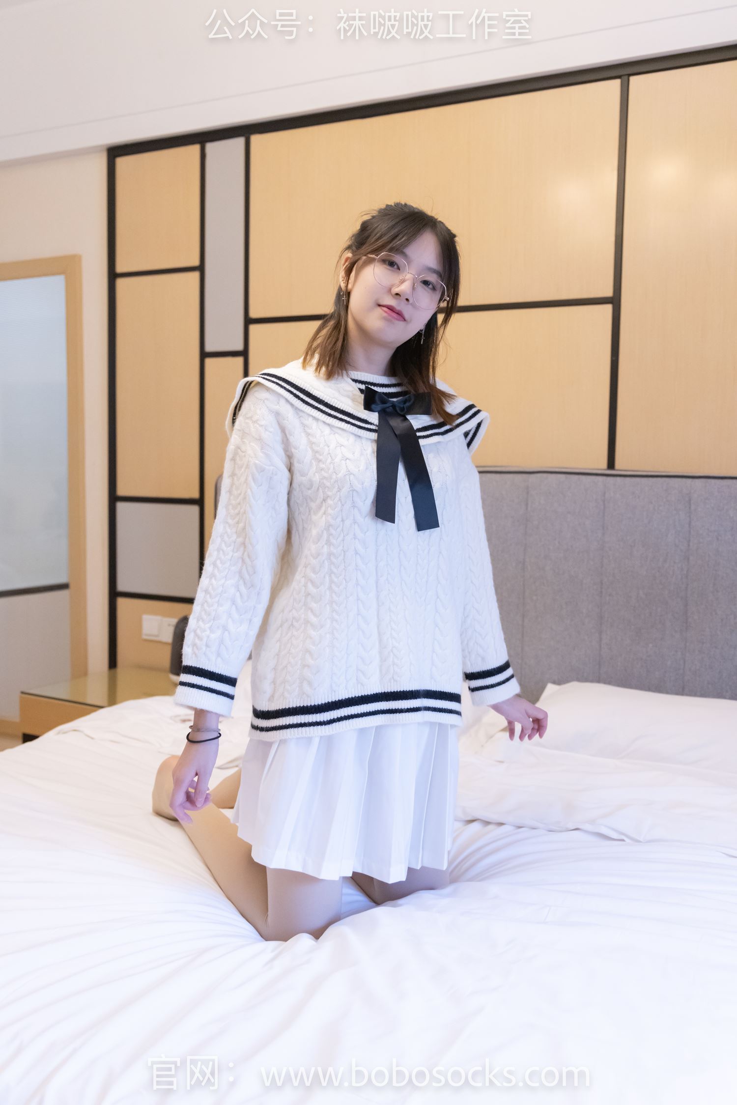 图片[67]-[BoBoSocks袜啵啵]NO.117 小甜豆-黑皮鞋、厚肉丝[135P] – 速更版-美库