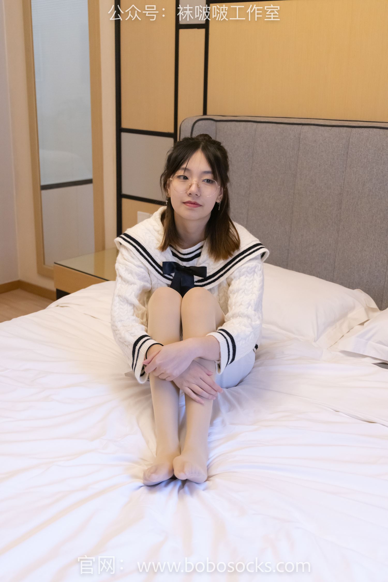 图片[129]-[BoBoSocks袜啵啵]NO.117 小甜豆-黑皮鞋、厚肉丝[135P] – 速更版-美库