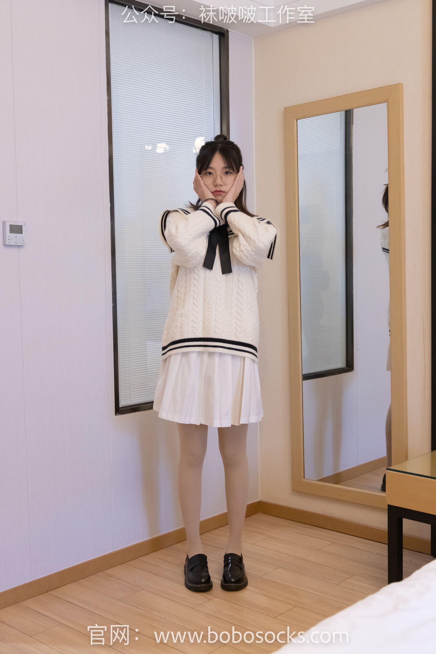 图片[134]-[BoBoSocks袜啵啵]NO.117 小甜豆-黑皮鞋、厚肉丝[135P] – 速更版-美库