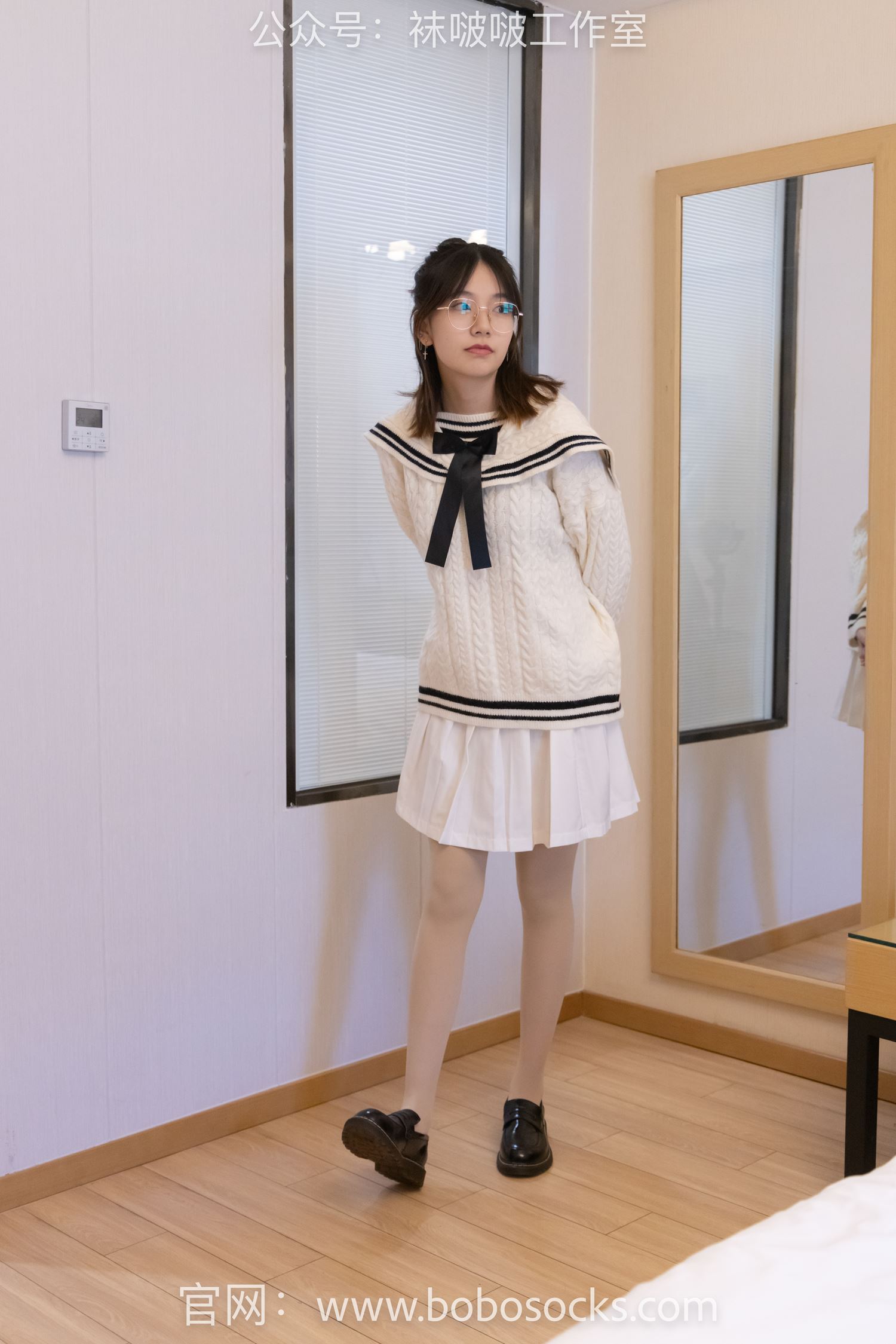 图片[136]-[BoBoSocks袜啵啵]NO.117 小甜豆-黑皮鞋、厚肉丝[135P] – 速更版-美库