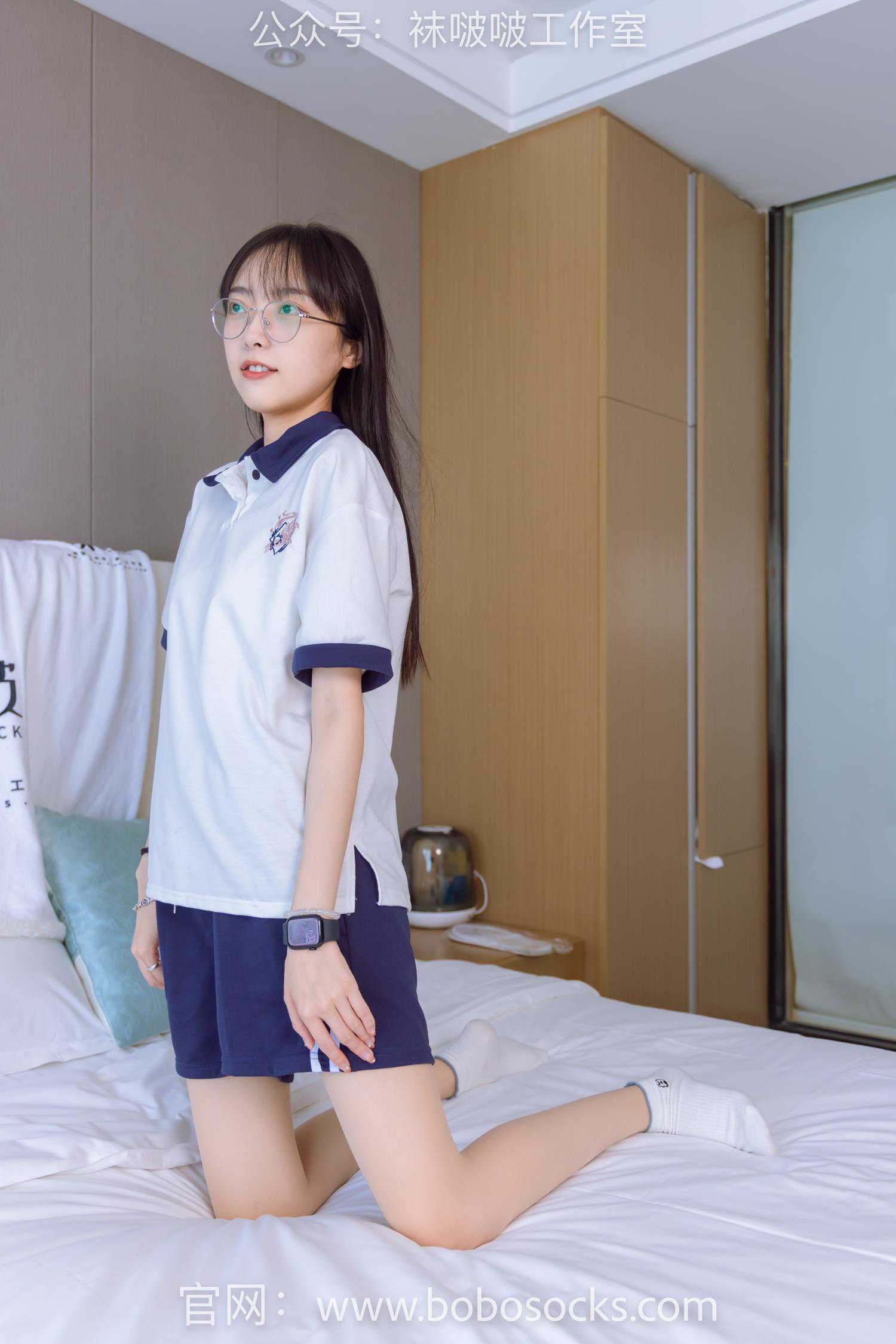 图片[49]-[BoBoSocks袜啵啵]NO.118 稚予-运动鞋、白棉袜、肉丝、踩小熊玩偶[140P] – 速更版-美库