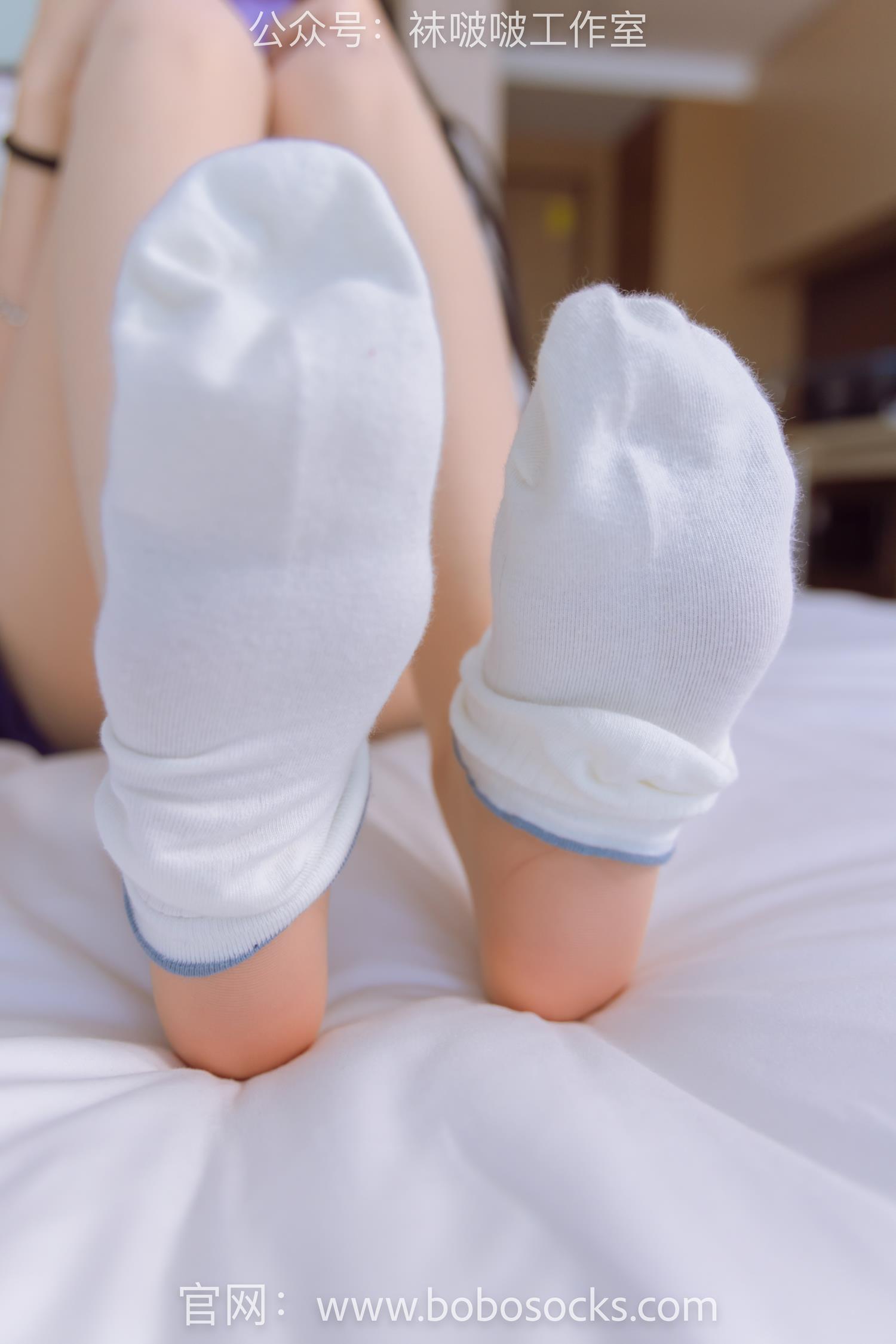 图片[87]-[BoBoSocks袜啵啵]NO.118 稚予-运动鞋、白棉袜、肉丝、踩小熊玩偶[140P] – 速更版-美库