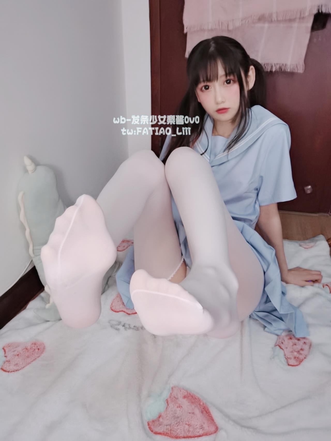 图片[12]-迷之呆梨(发条少女) 水蓝JK [20P] – 速更版-美库