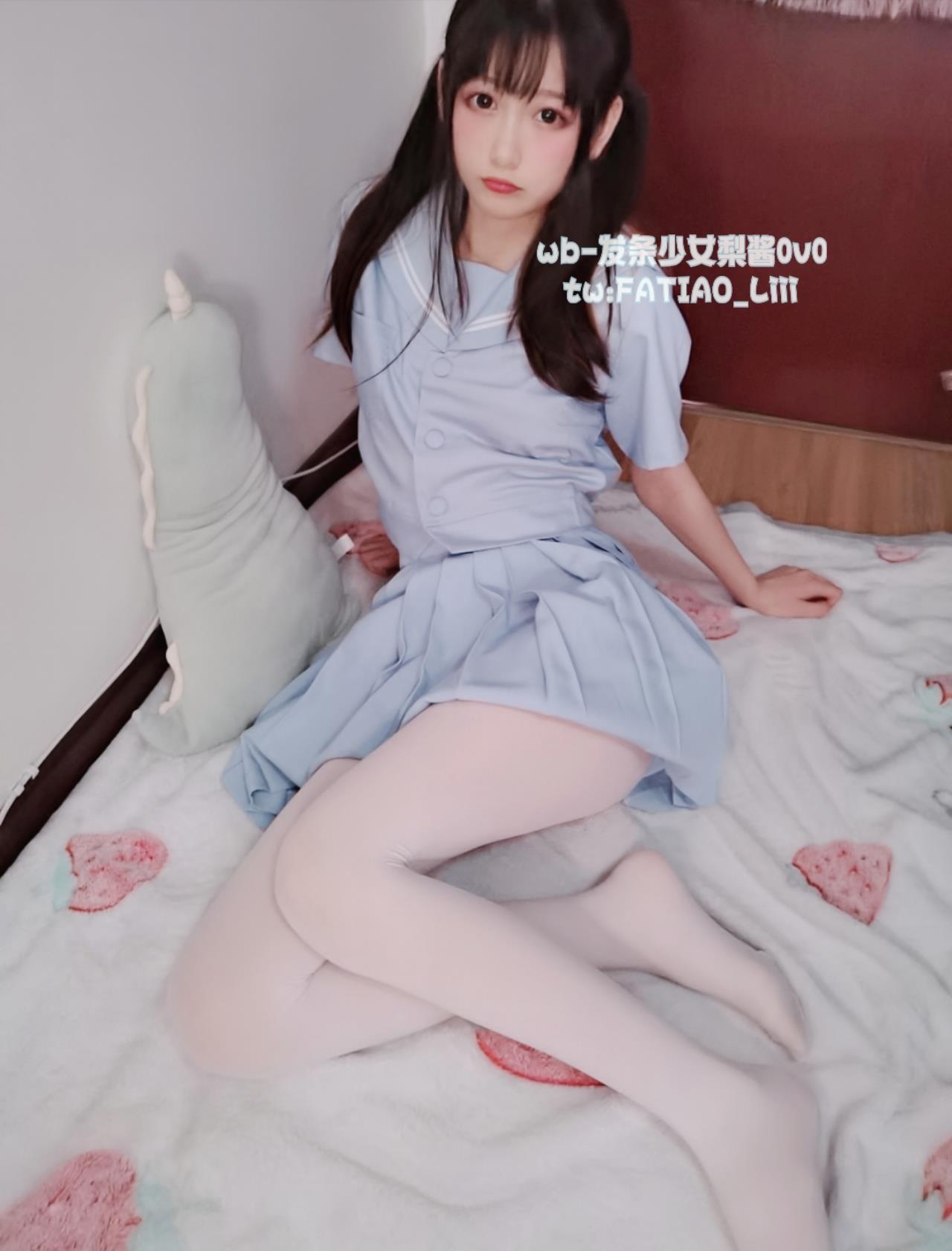图片[14]-迷之呆梨(发条少女) 水蓝JK [20P] – 速更版-美库