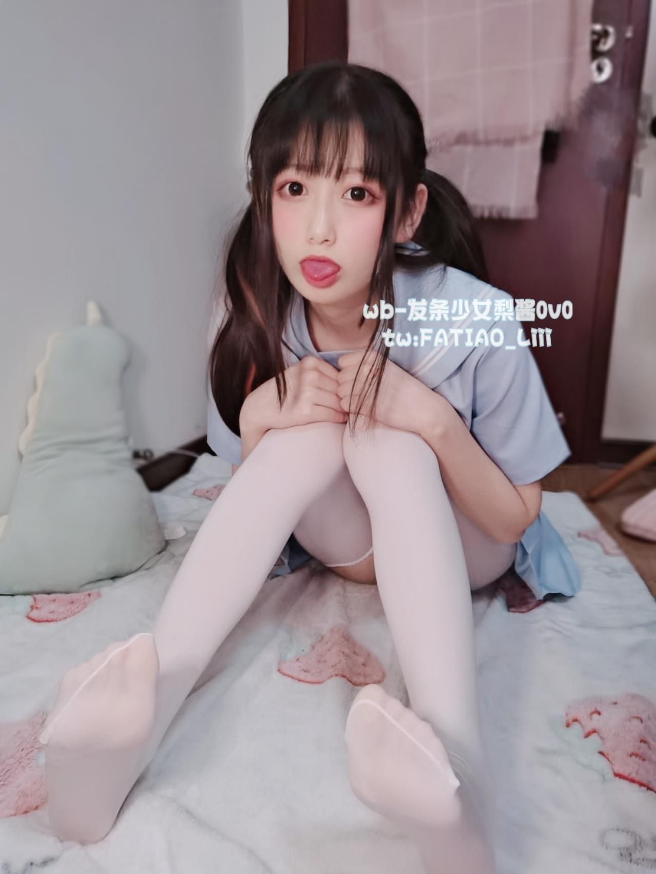 图片[21]-迷之呆梨(发条少女) 水蓝JK [20P] – 速更版-美库