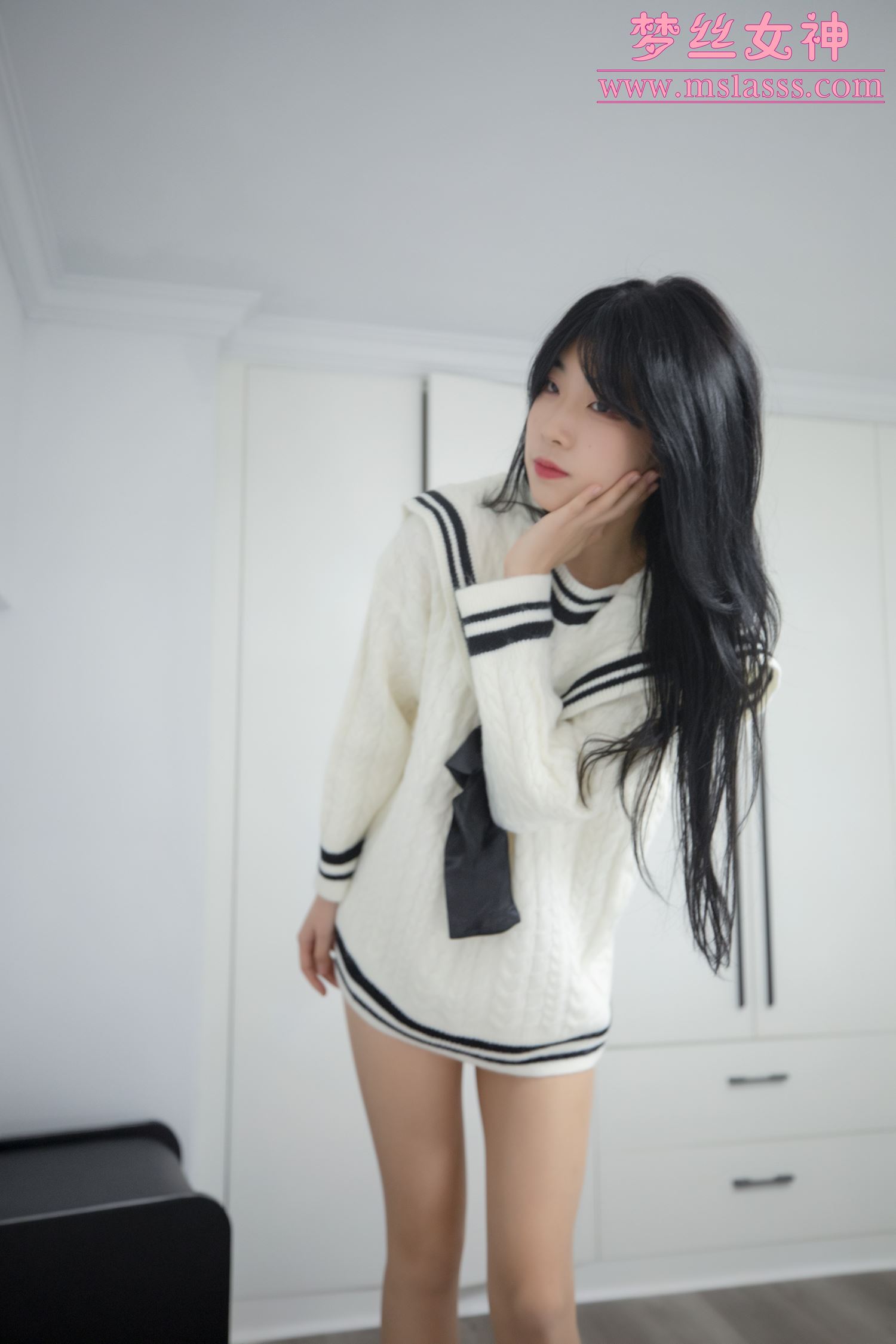 图片[10]-[MSLASS梦丝女神]2021.11.17 白衣大长腿 韩飞儿[27P] – 速更版-美库