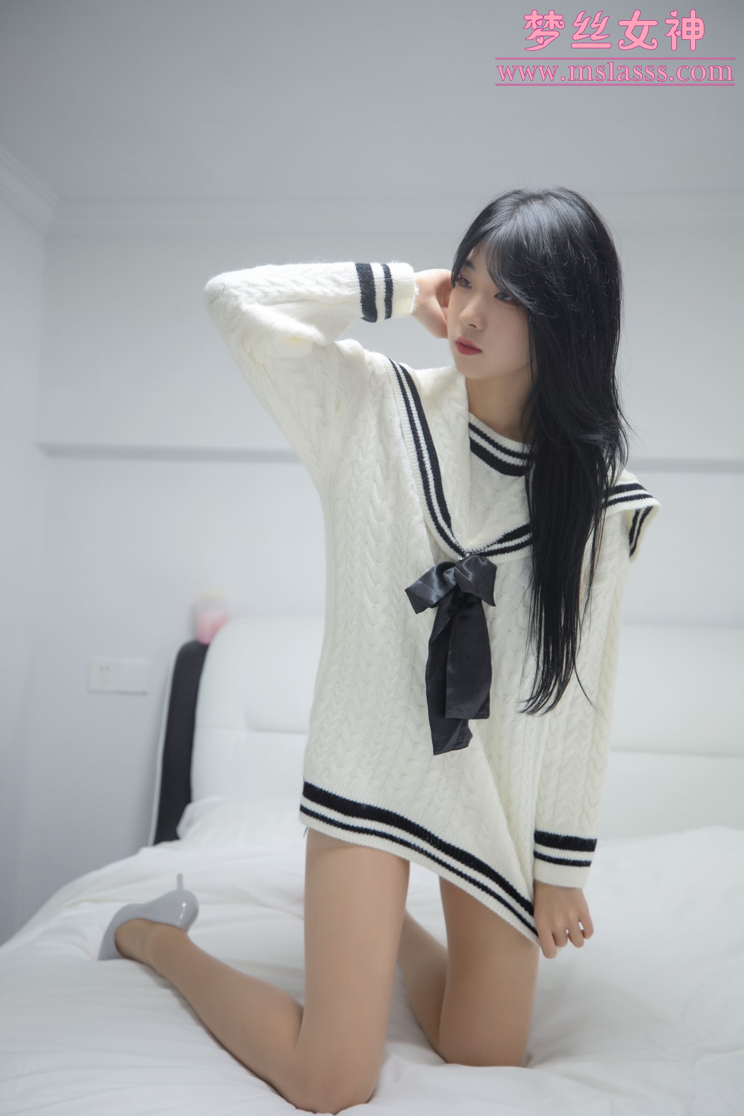 图片[16]-[MSLASS梦丝女神]2021.11.17 白衣大长腿 韩飞儿[27P] – 速更版-美库