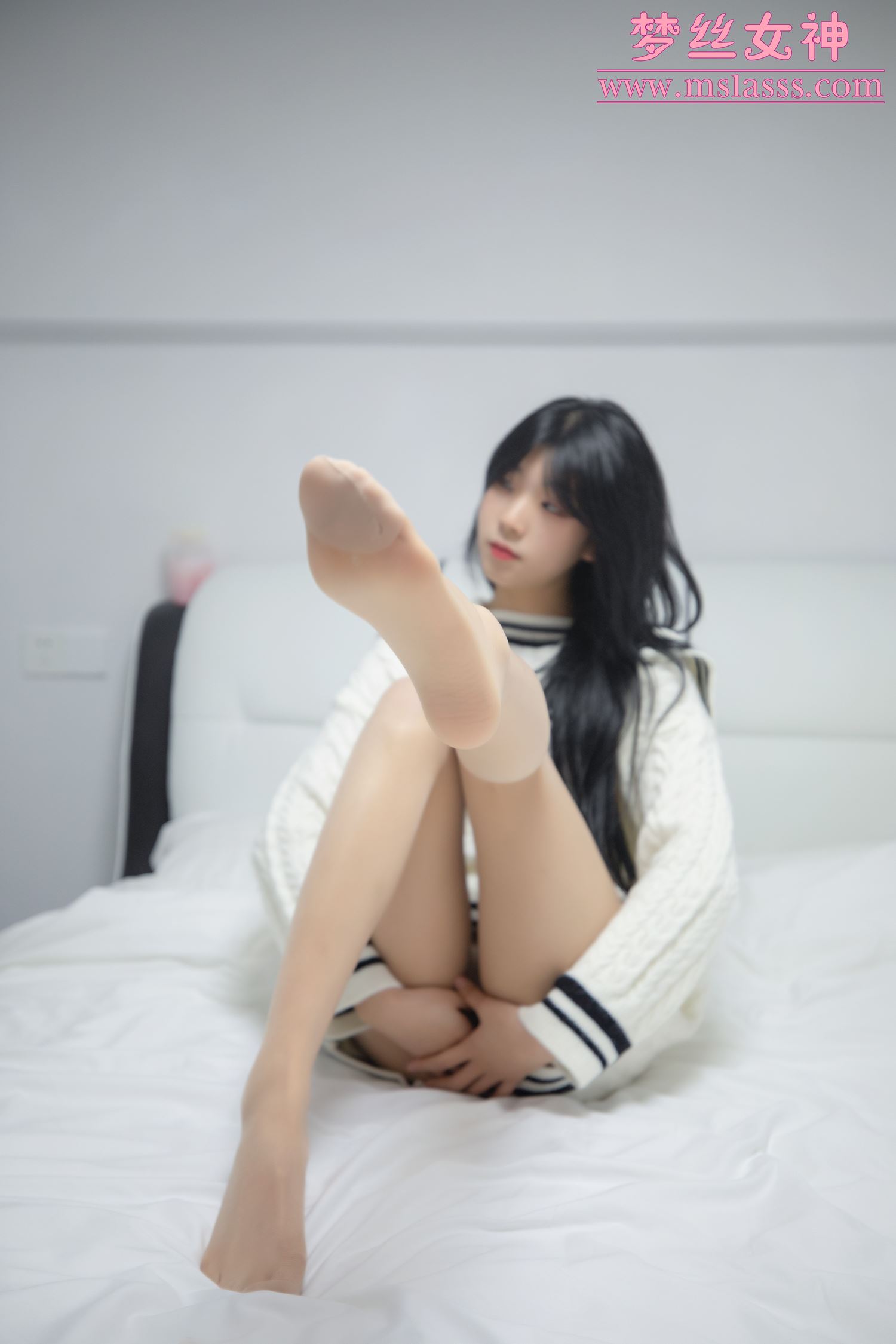 图片[24]-[MSLASS梦丝女神]2021.11.17 白衣大长腿 韩飞儿[27P] – 速更版-美库