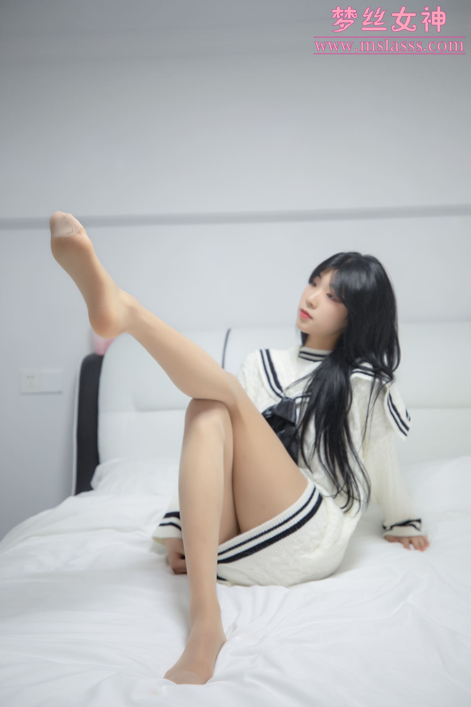 图片[26]-[MSLASS梦丝女神]2021.11.17 白衣大长腿 韩飞儿[27P] – 速更版-美库