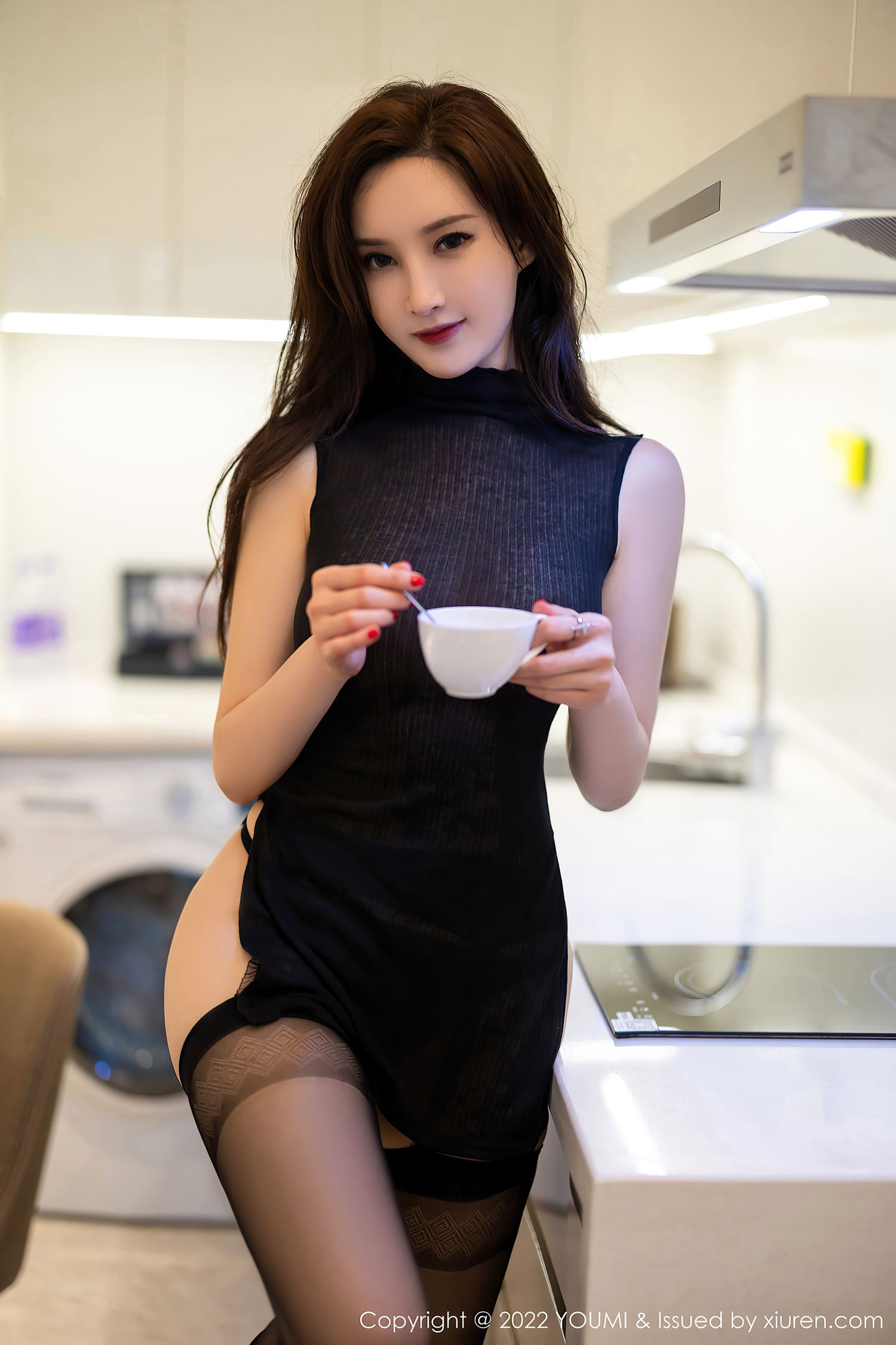 图片[10]-[YOUMI尤蜜荟] 2022.08.12 VOL.828 Carol小肥莹 黑丝美臀[46P] – 速更版-美库