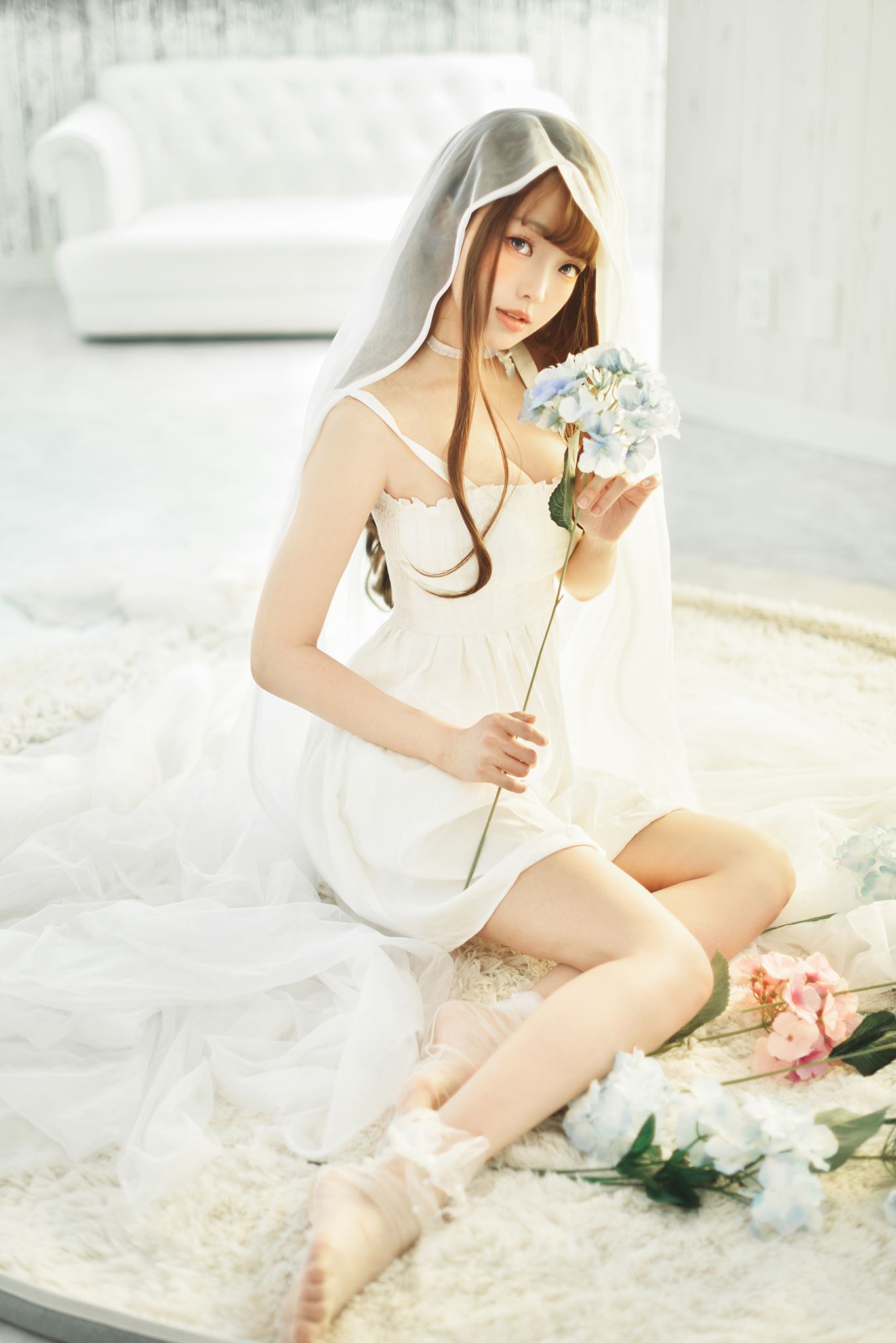 图片[10]-台湾Coser@ElyEE子 White Dress [22P] – 速更版-美库