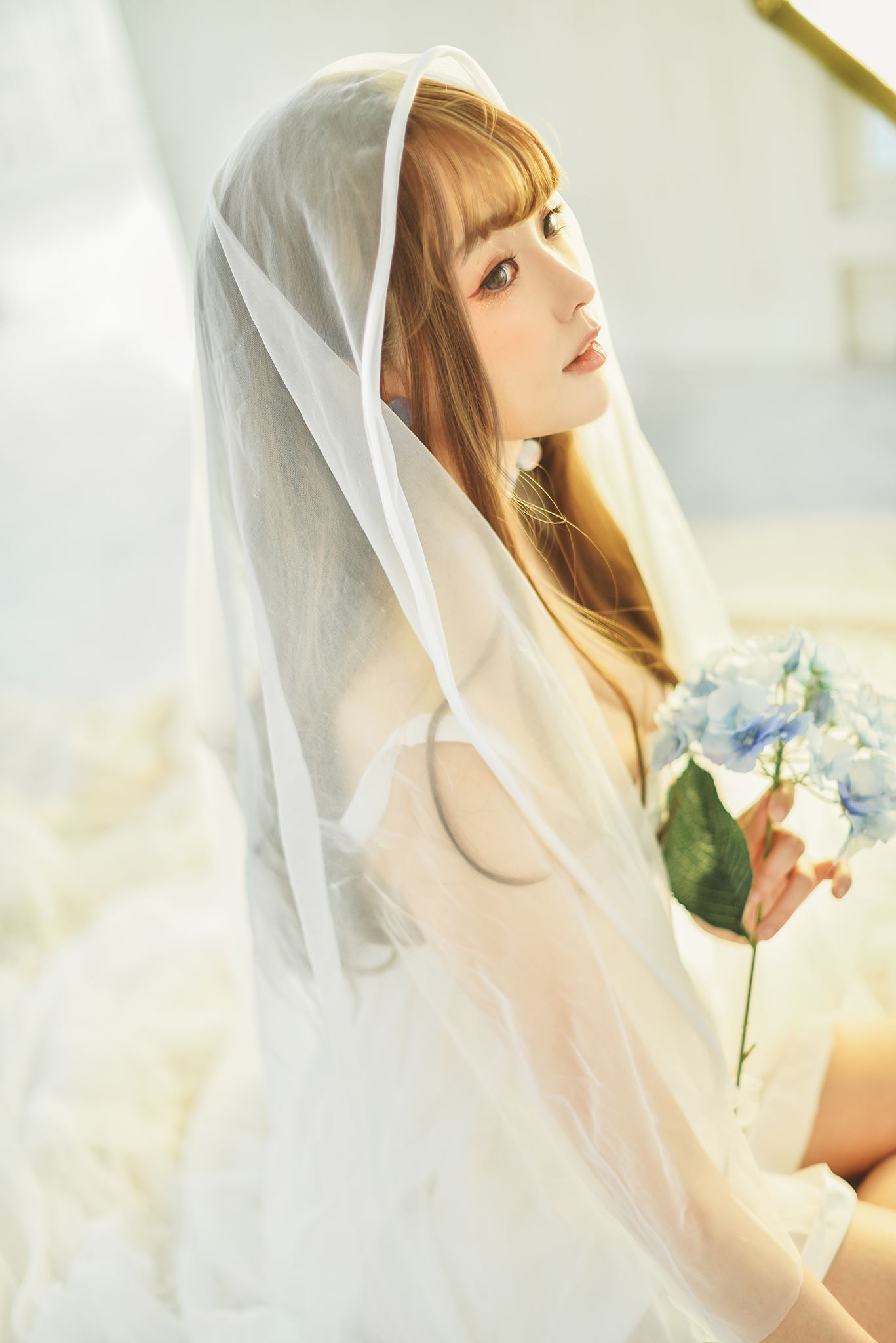 图片[11]-台湾Coser@ElyEE子 White Dress [22P] – 速更版-美库