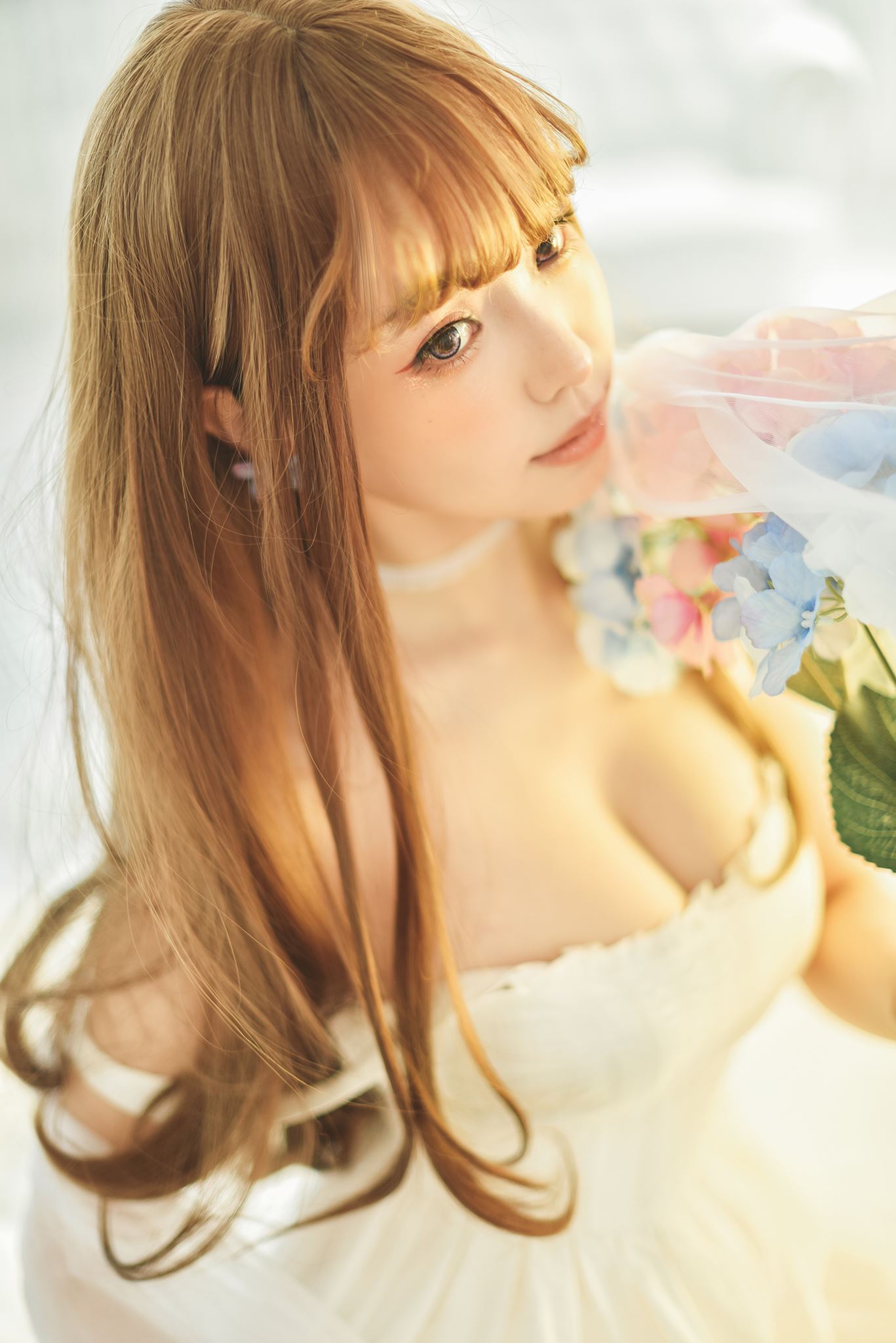 图片[12]-台湾Coser@ElyEE子 White Dress [22P] – 速更版-美库
