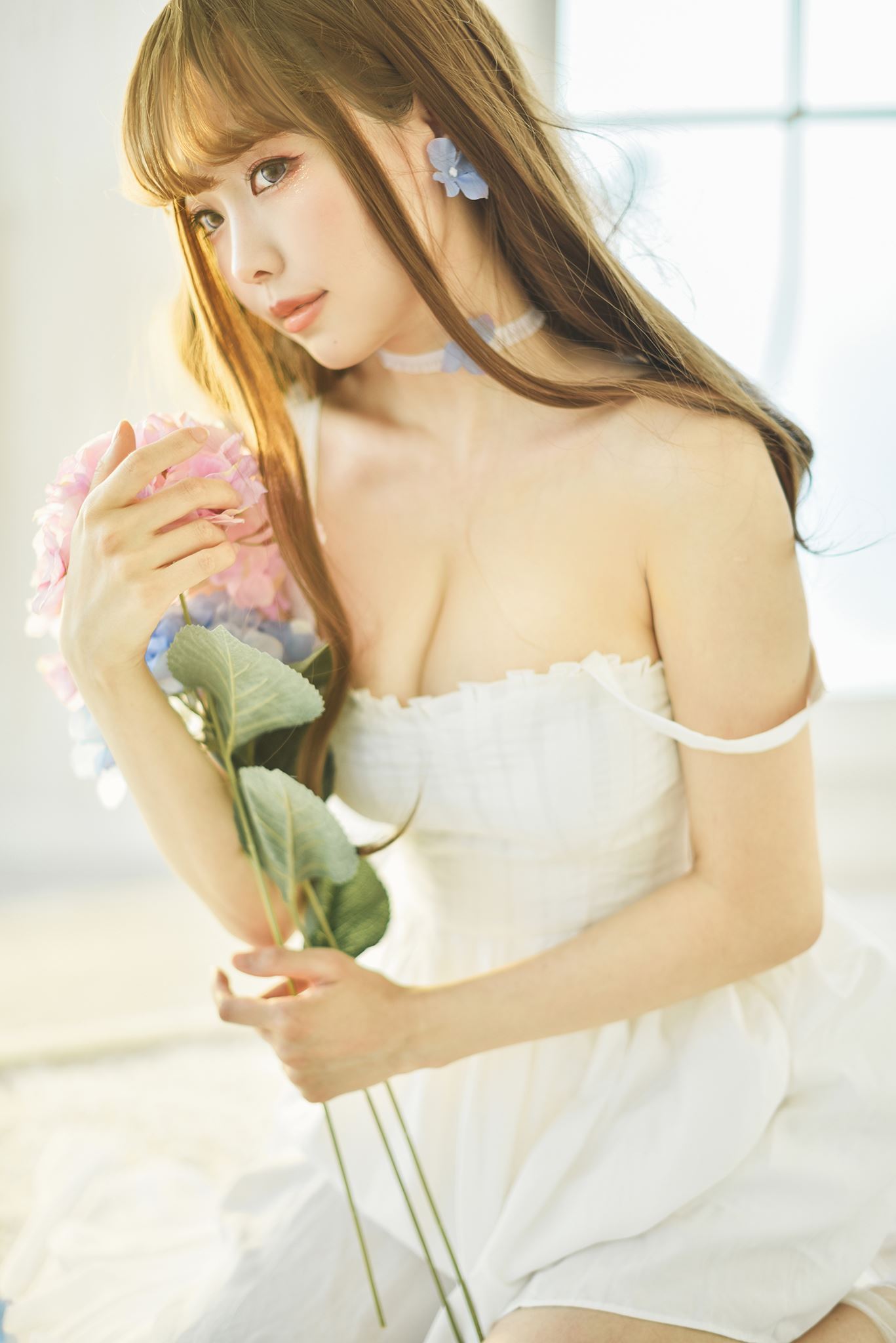 图片[13]-台湾Coser@ElyEE子 White Dress [22P] – 速更版-美库