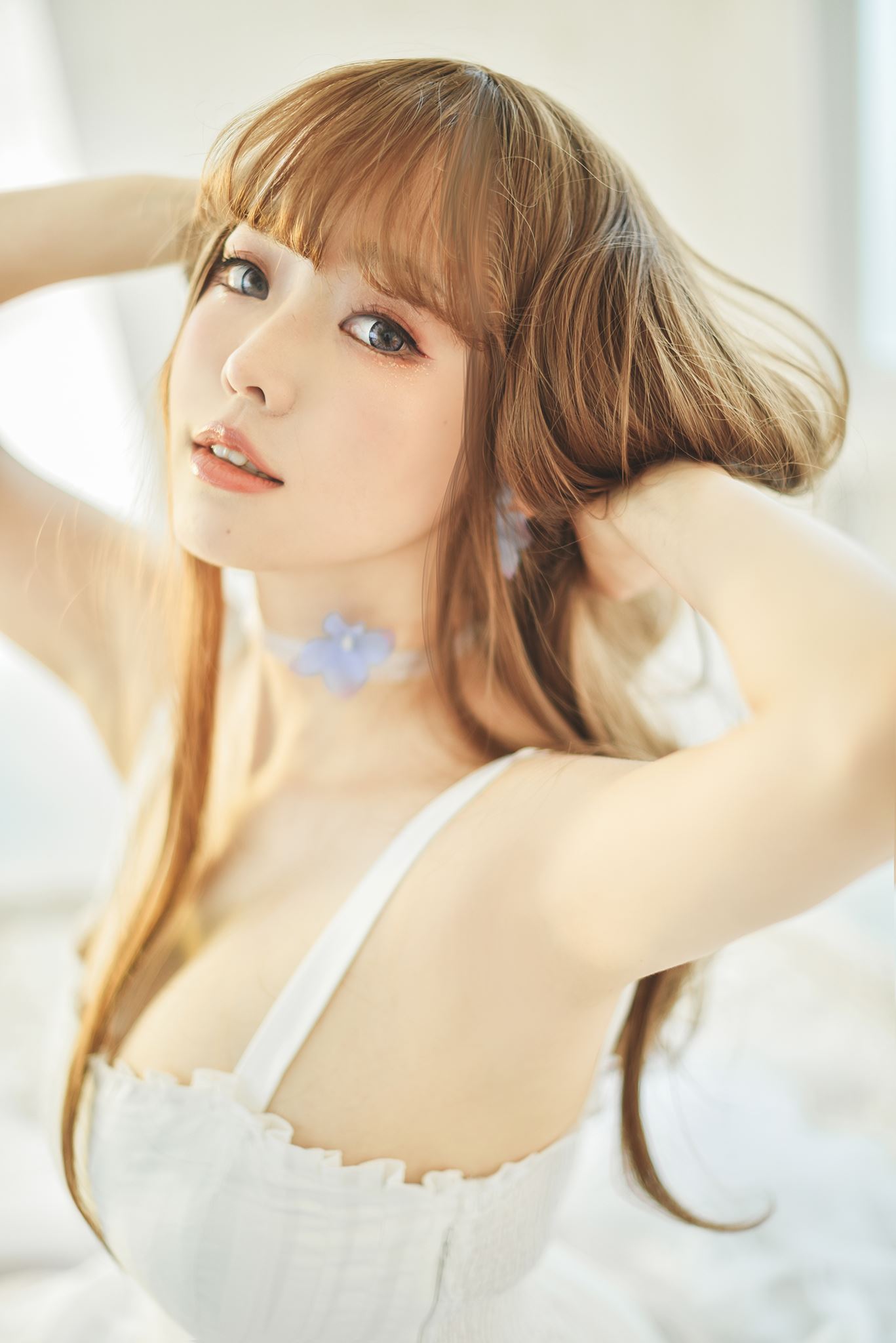 图片[16]-台湾Coser@ElyEE子 White Dress [22P] – 速更版-美库