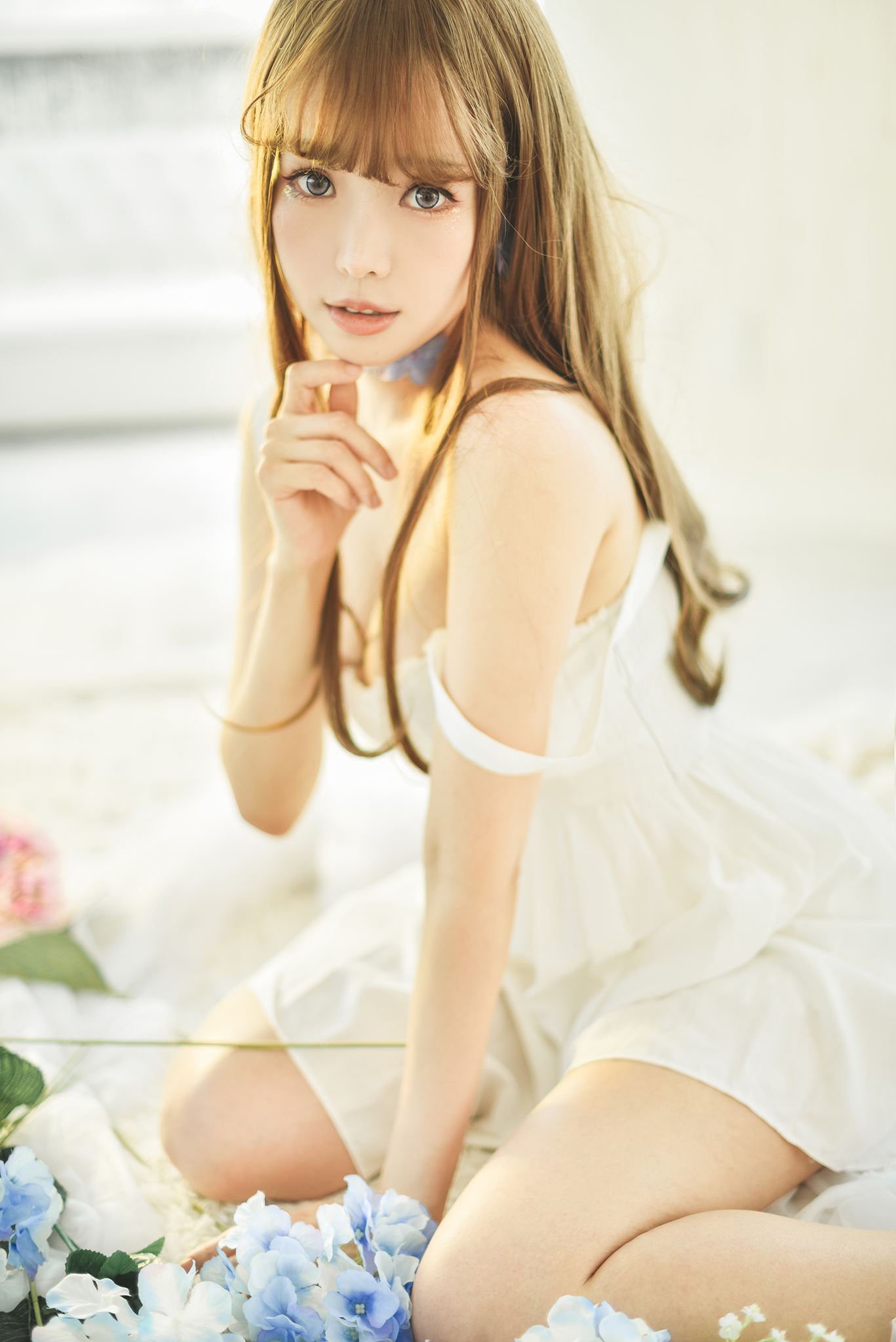 图片[18]-台湾Coser@ElyEE子 White Dress [22P] – 速更版-美库