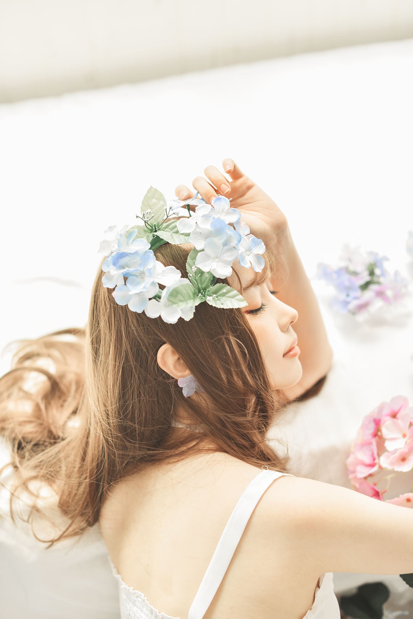 图片[22]-台湾Coser@ElyEE子 White Dress [22P] – 速更版-美库