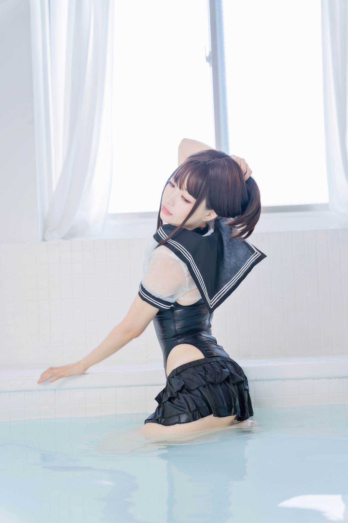 图片[19]-台湾Coser@ElyEE子 競泳水手服 [73P] – 速更版-美库