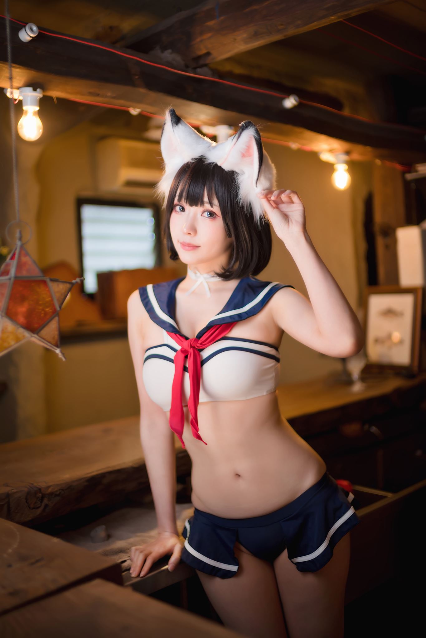 图片[11]-台湾Coser@ElyEE子 獸耳居酒屋 [31P] – 速更版-美库