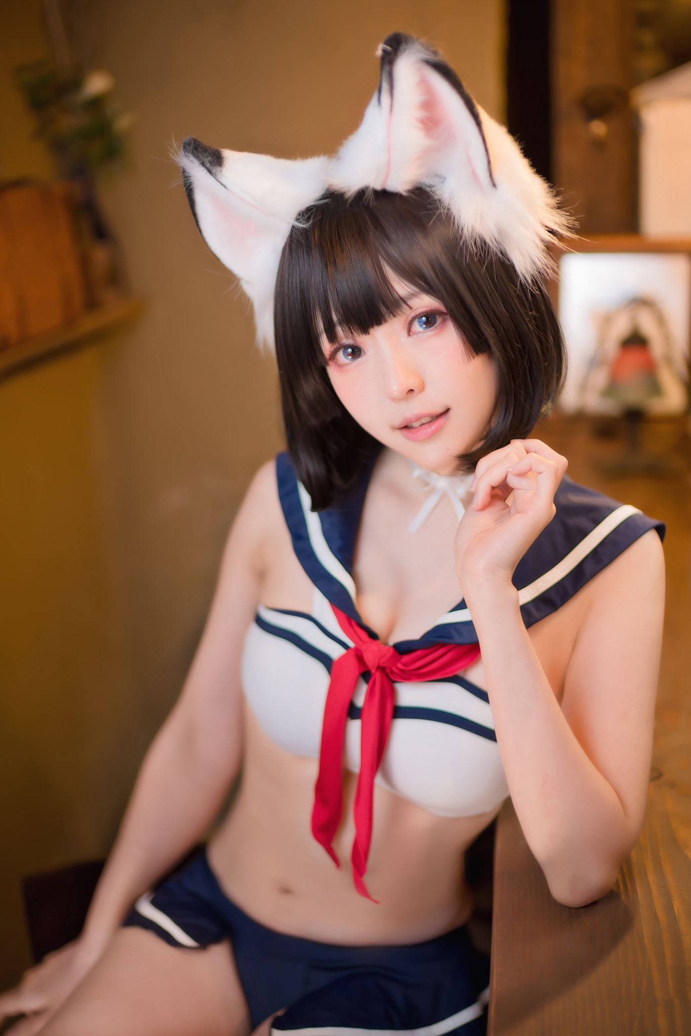图片[23]-台湾Coser@ElyEE子 獸耳居酒屋 [31P] – 速更版-美库