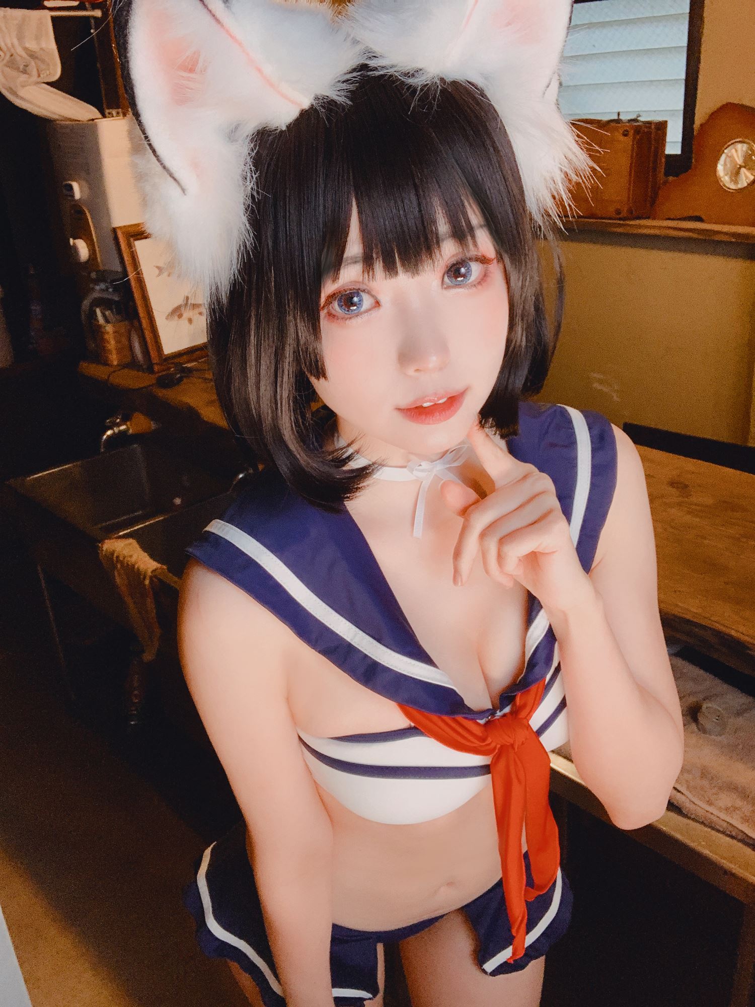 图片[25]-台湾Coser@ElyEE子 獸耳居酒屋 [31P] – 速更版-美库