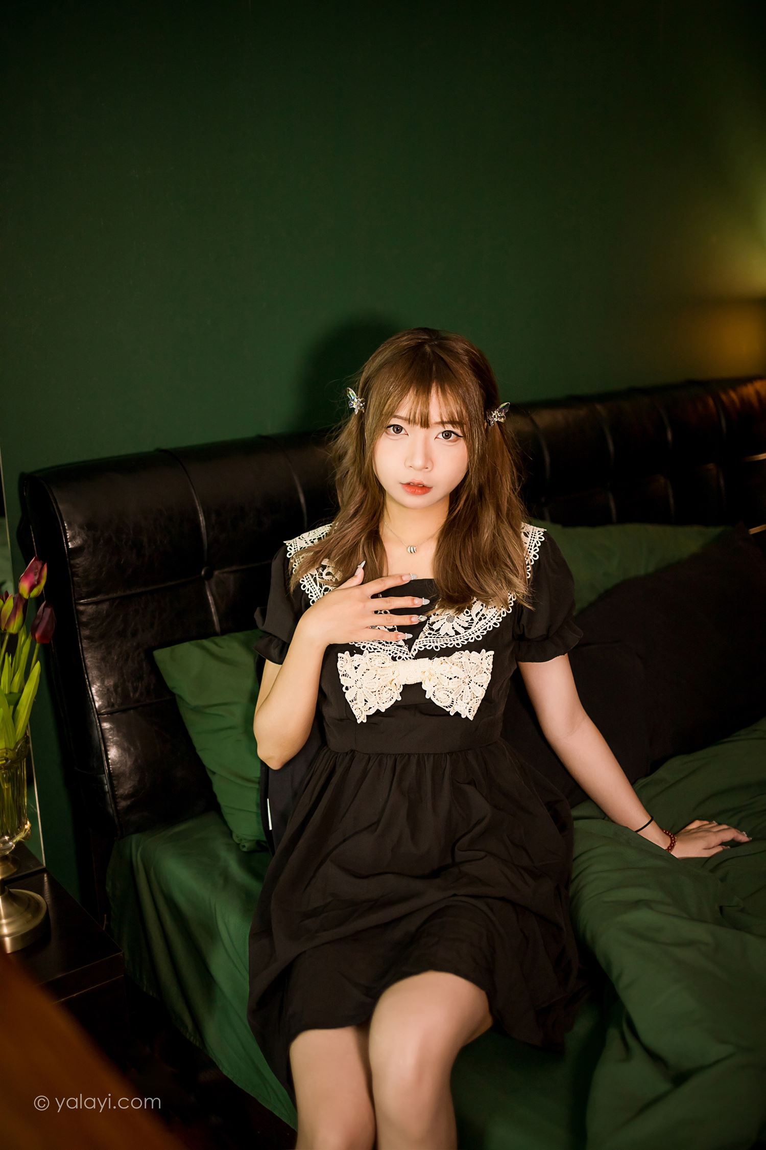 图片[11]-[YALAYI雅拉伊] 2022.08.31 NO.969 黑色的蝴蝶 阿禾[46P] – 速更版-美库