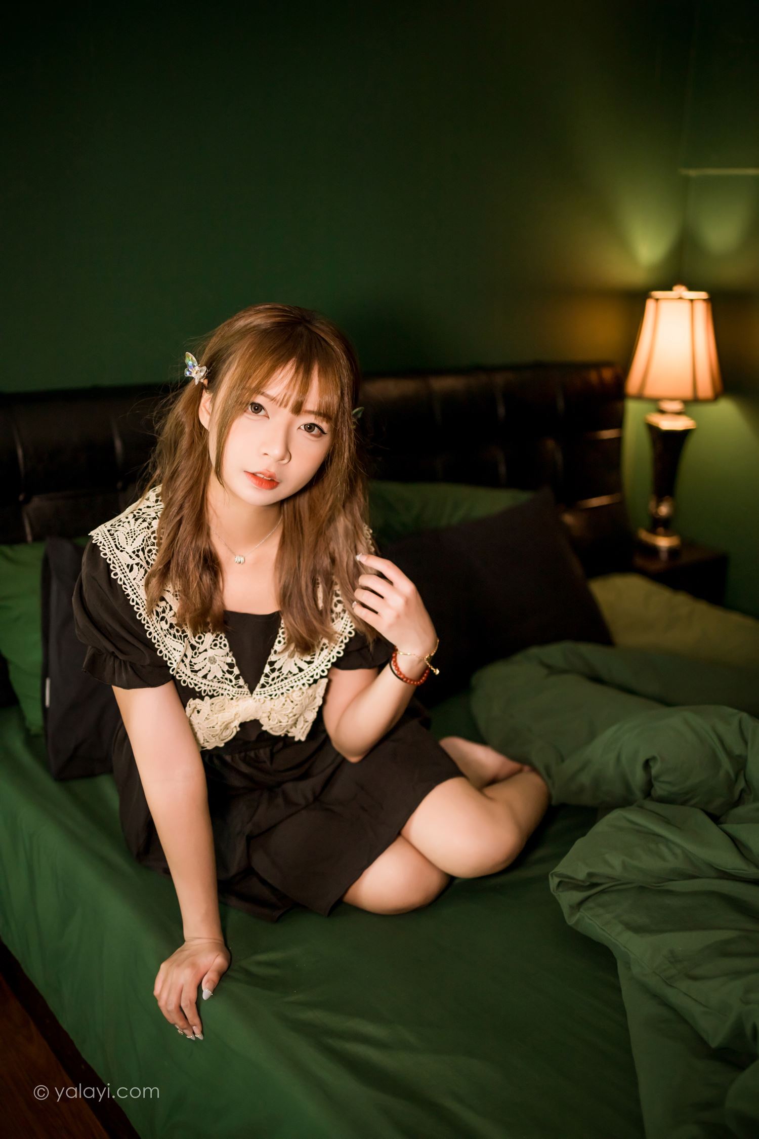 图片[32]-[YALAYI雅拉伊] 2022.08.31 NO.969 黑色的蝴蝶 阿禾[46P] – 速更版-美库