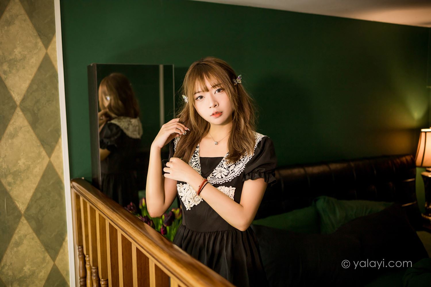 图片[39]-[YALAYI雅拉伊] 2022.08.31 NO.969 黑色的蝴蝶 阿禾[46P] – 速更版-美库