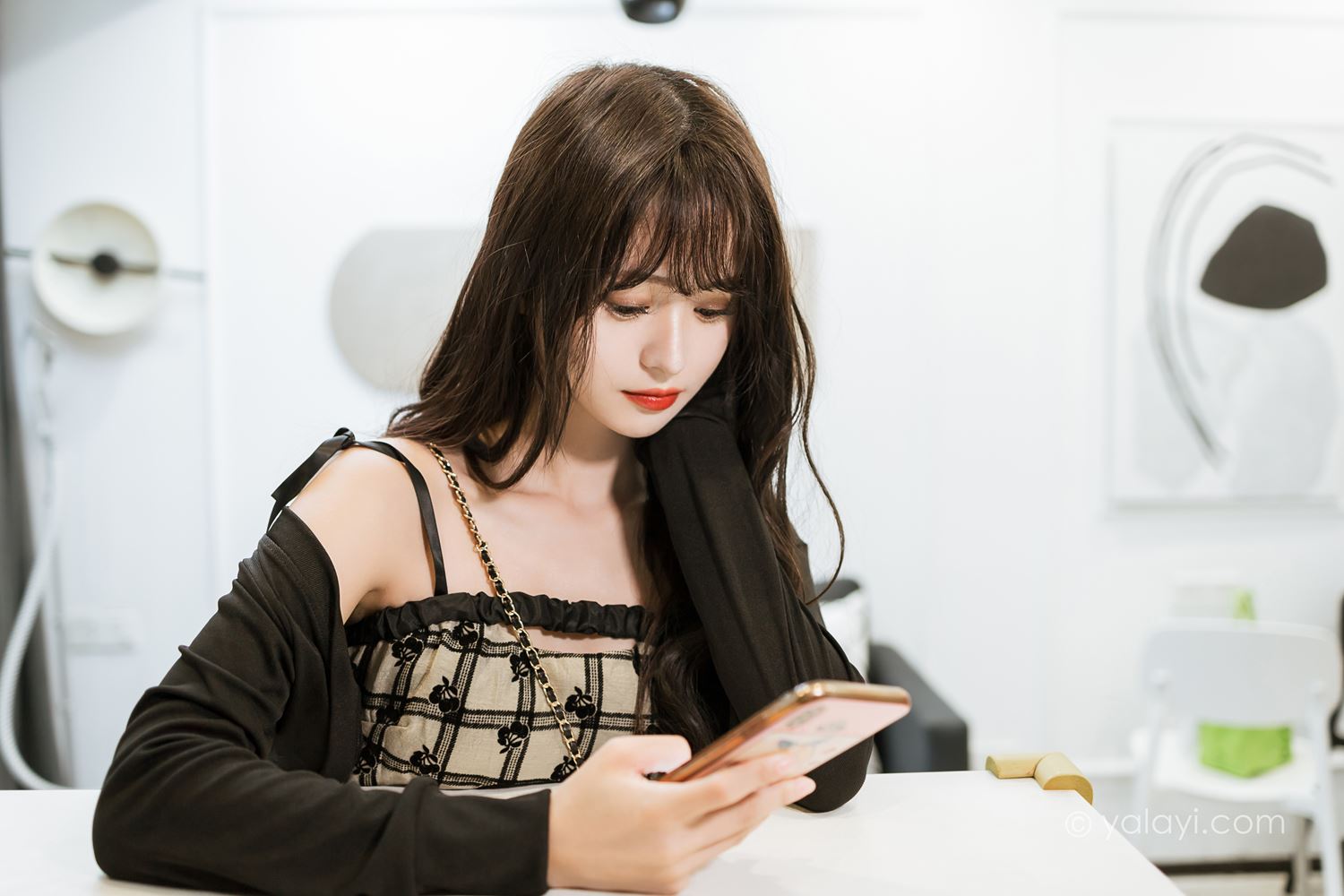 图片[21]-[YALAYI雅拉伊] 2022.09.05 NO.971 温柔的夜 小亭[47P] – 速更版-美库