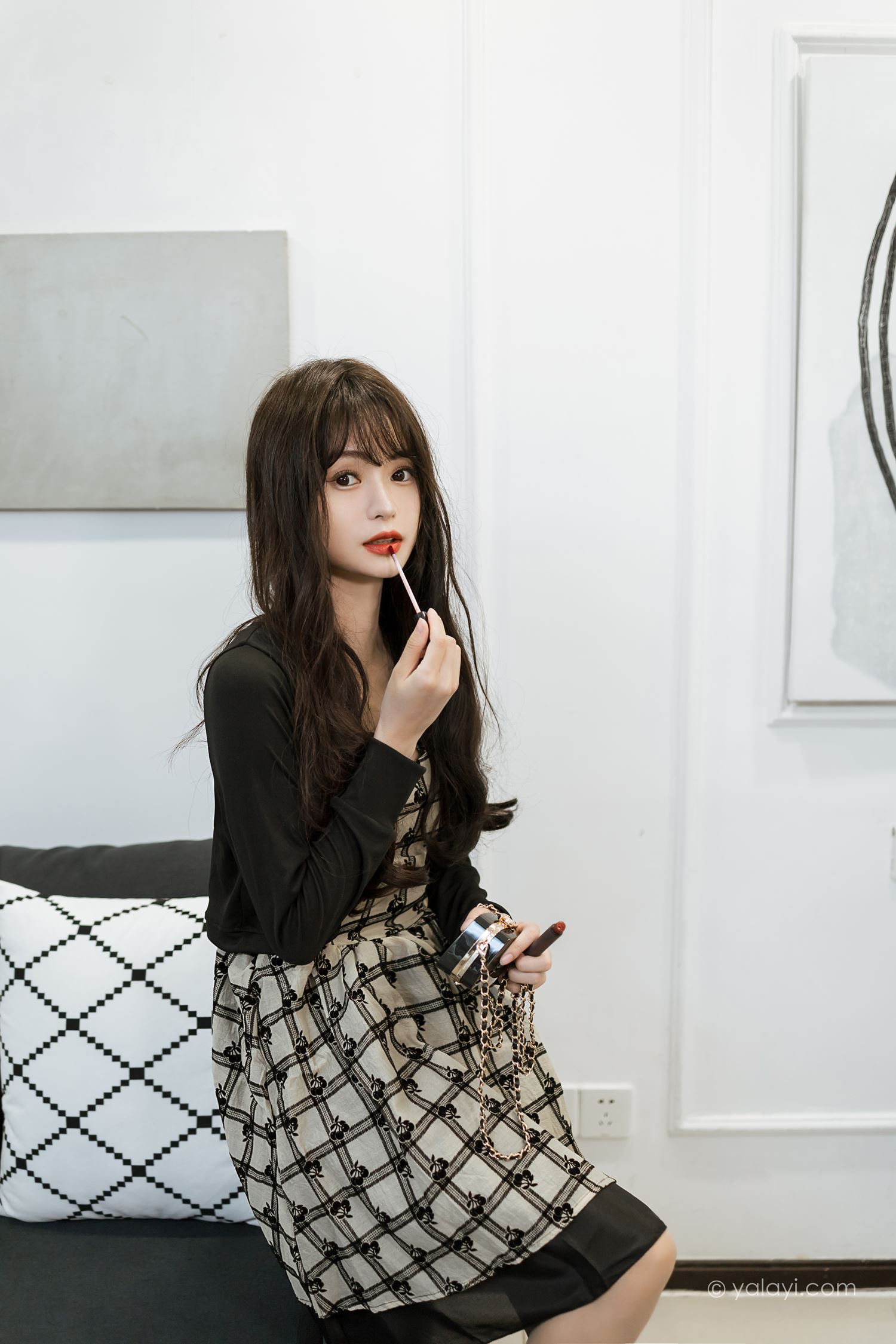 图片[47]-[YALAYI雅拉伊] 2022.09.05 NO.971 温柔的夜 小亭[47P] – 速更版-美库