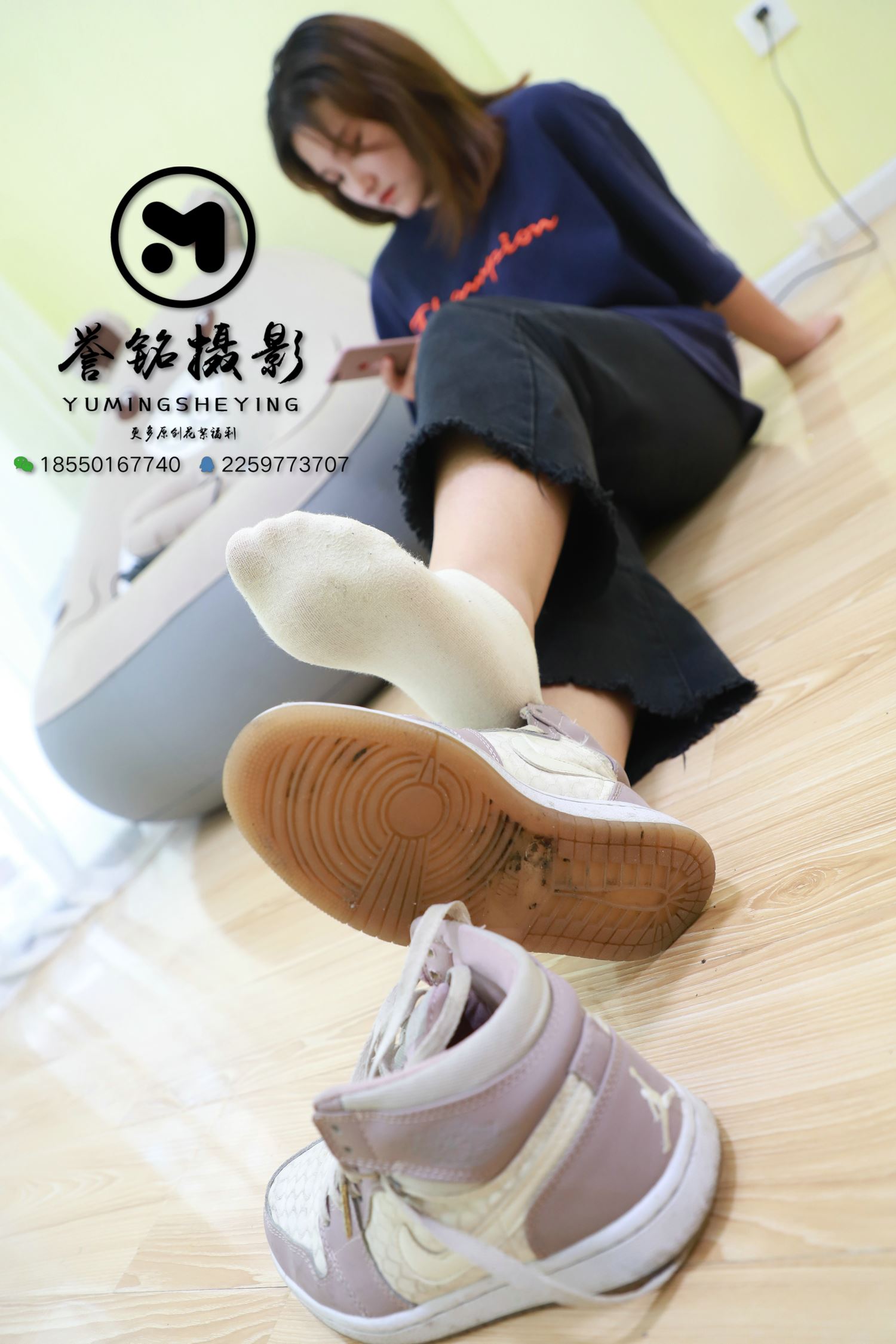 图片[23]-[誉铭传媒]袜足摄影 2019年 NO.005 白棉袜[73P] – 速更版-美库