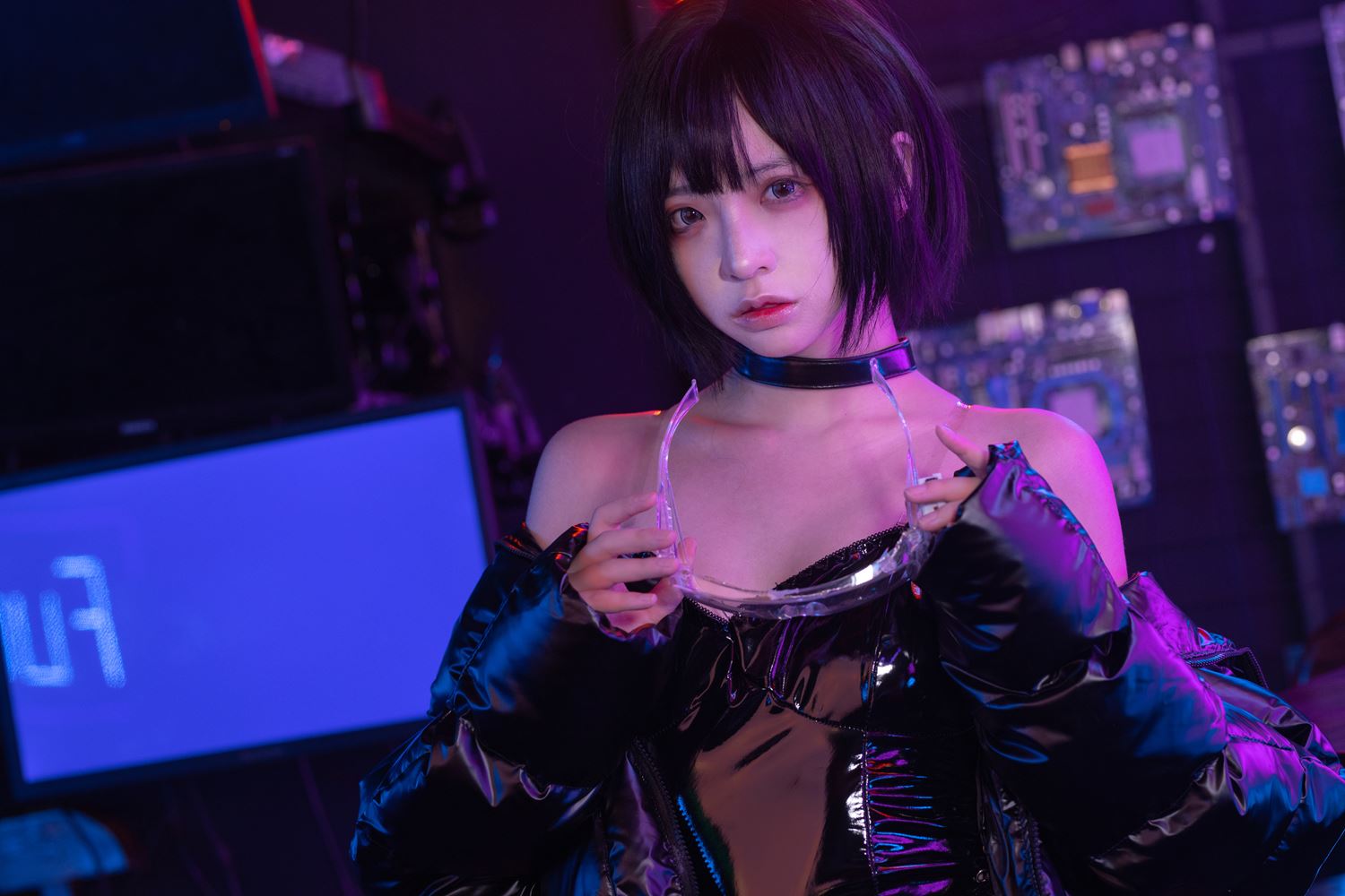 图片[12]-疯猫ss 赛博少女 [38P] – 速更版-美库