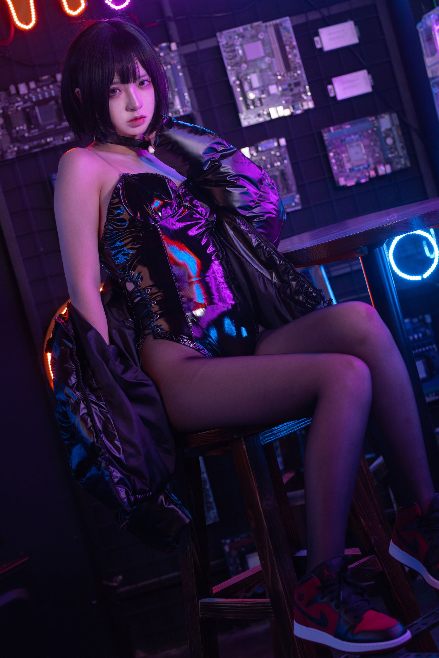 图片[24]-疯猫ss 赛博少女 [38P] – 速更版-美库