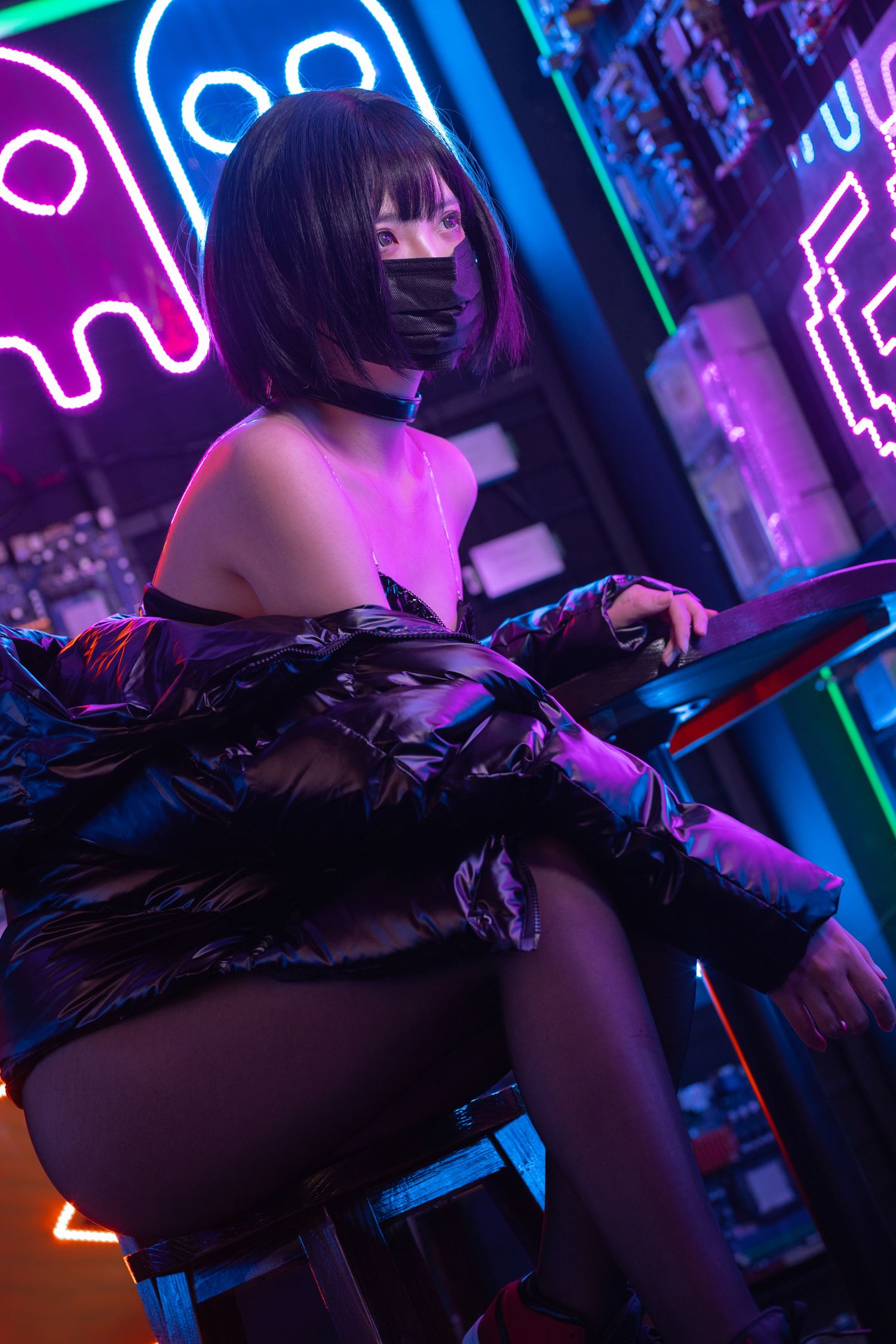 图片[28]-疯猫ss 赛博少女 [38P] – 速更版-美库