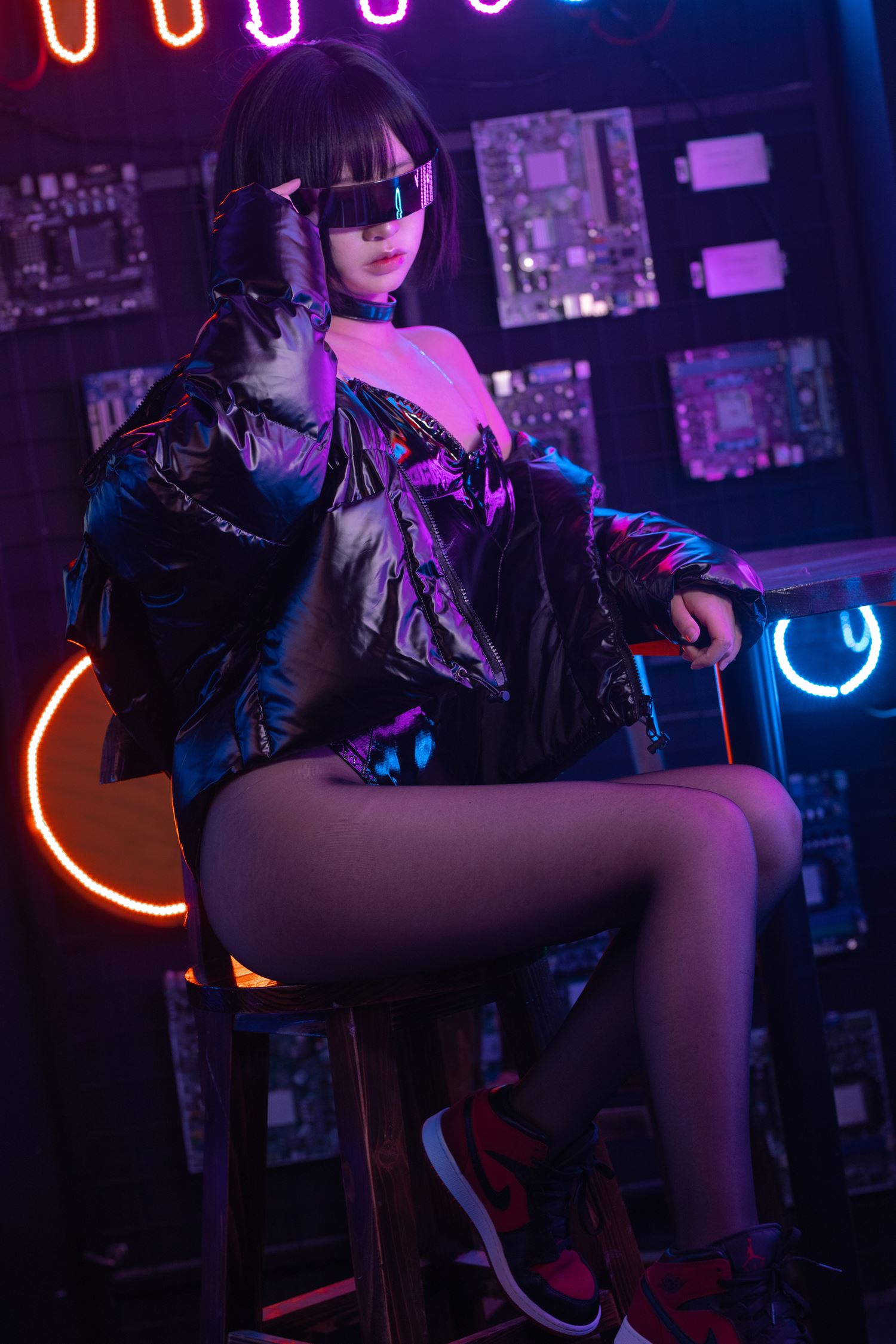 图片[33]-疯猫ss 赛博少女 [38P] – 速更版-美库