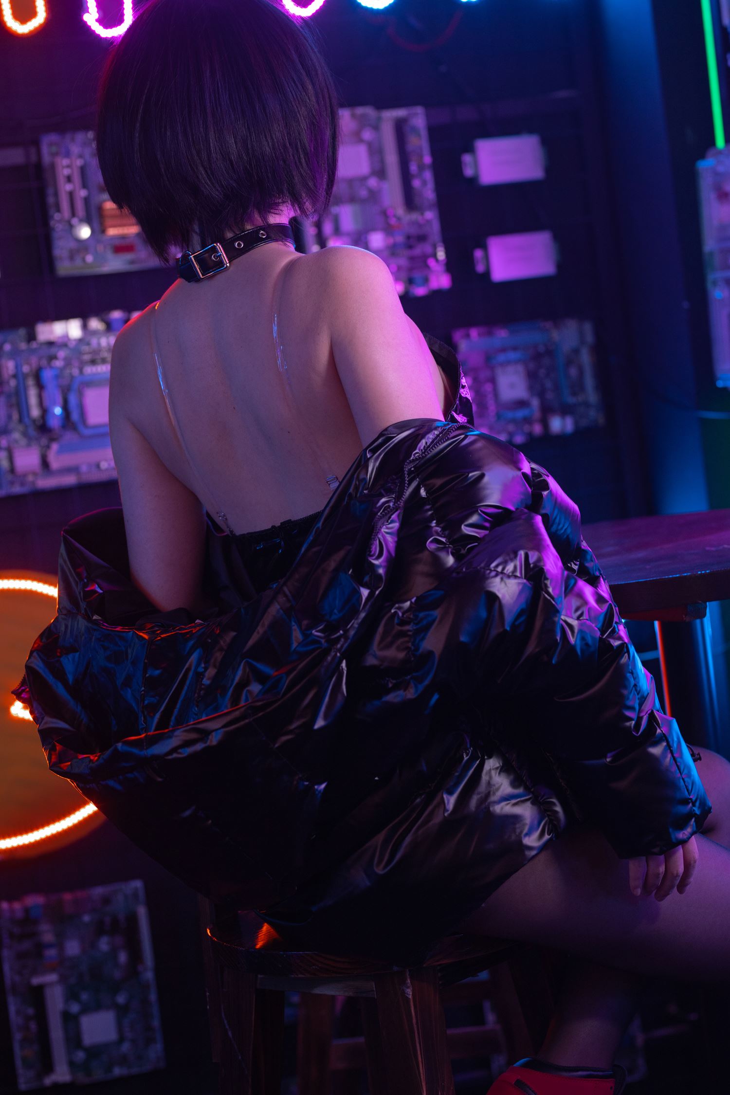 图片[35]-疯猫ss 赛博少女 [38P] – 速更版-美库