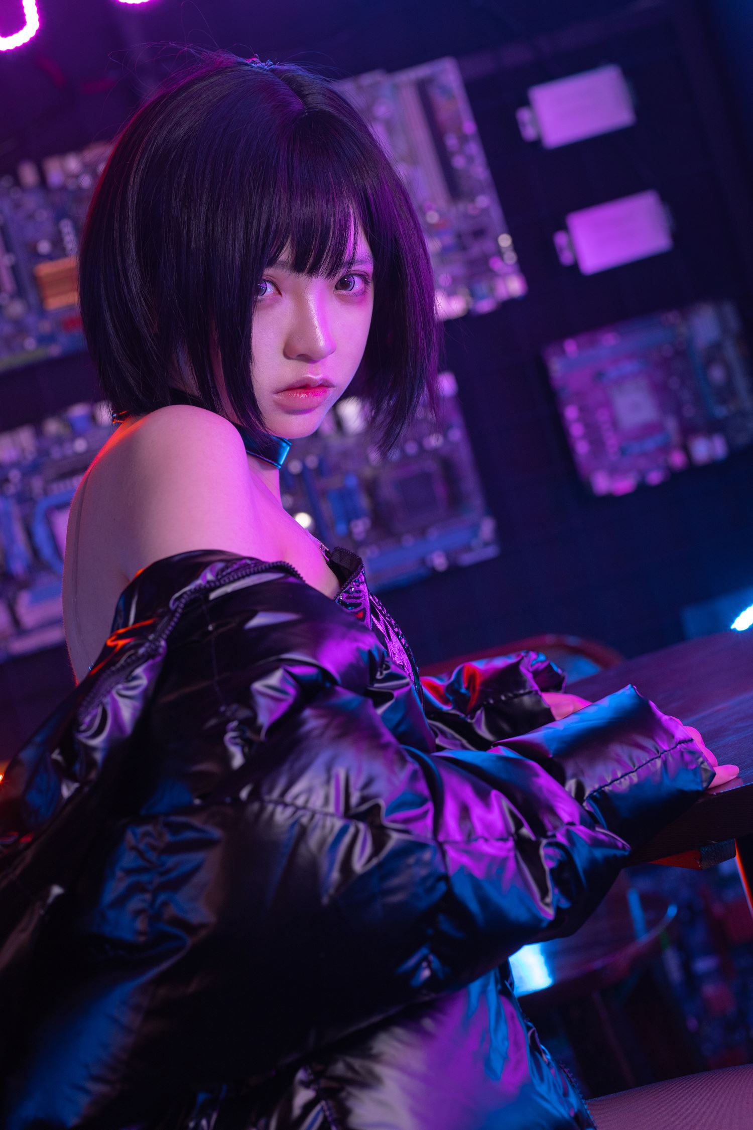 图片[36]-疯猫ss 赛博少女 [38P] – 速更版-美库