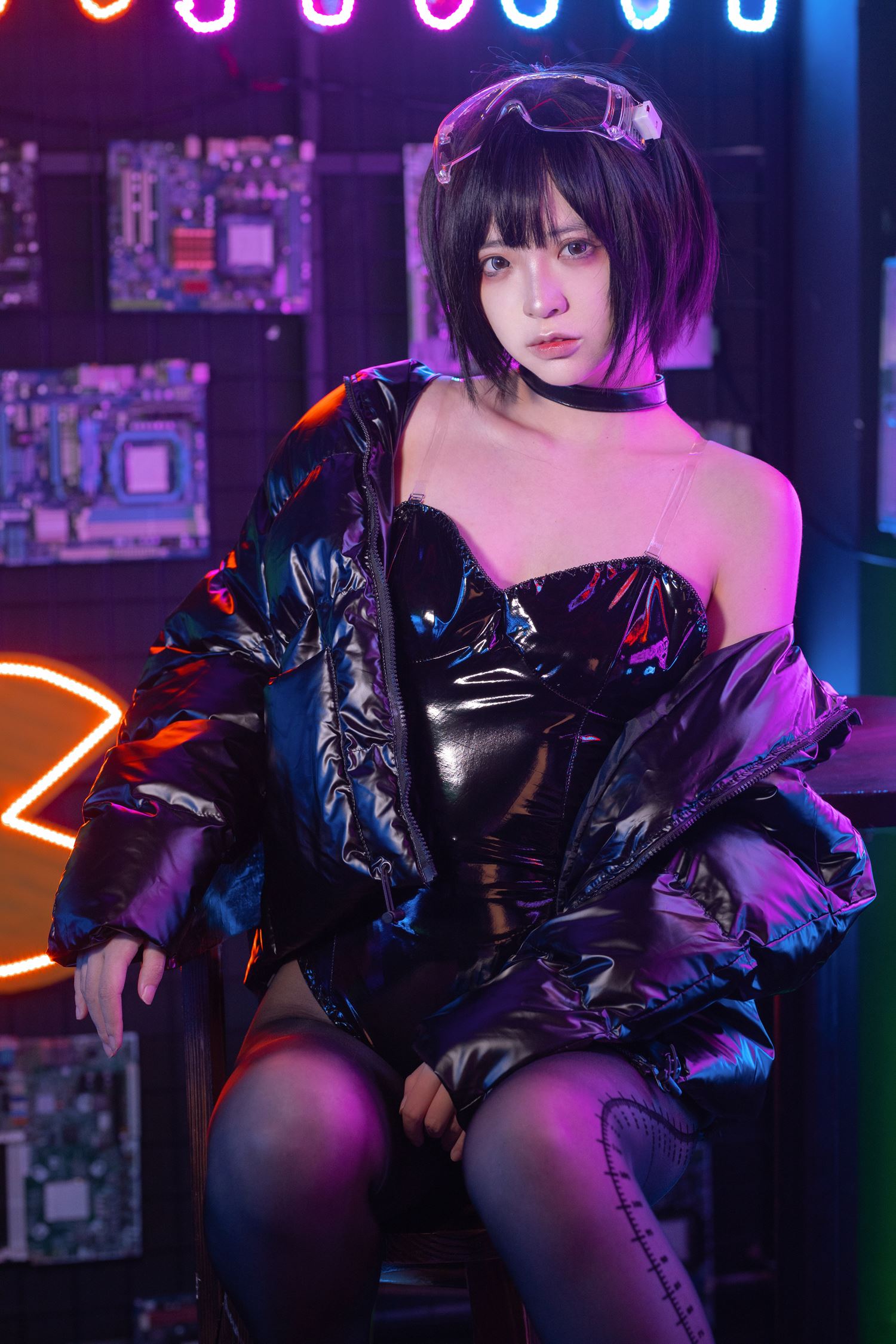 图片[37]-疯猫ss 赛博少女 [38P] – 速更版-美库