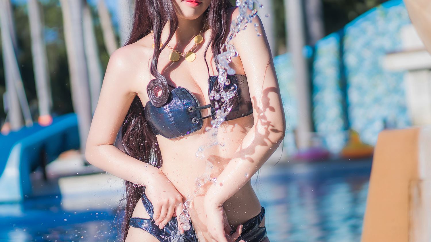 图片[29]-墨玉-M 紫式部泳装 [35P] – 速更版-美库