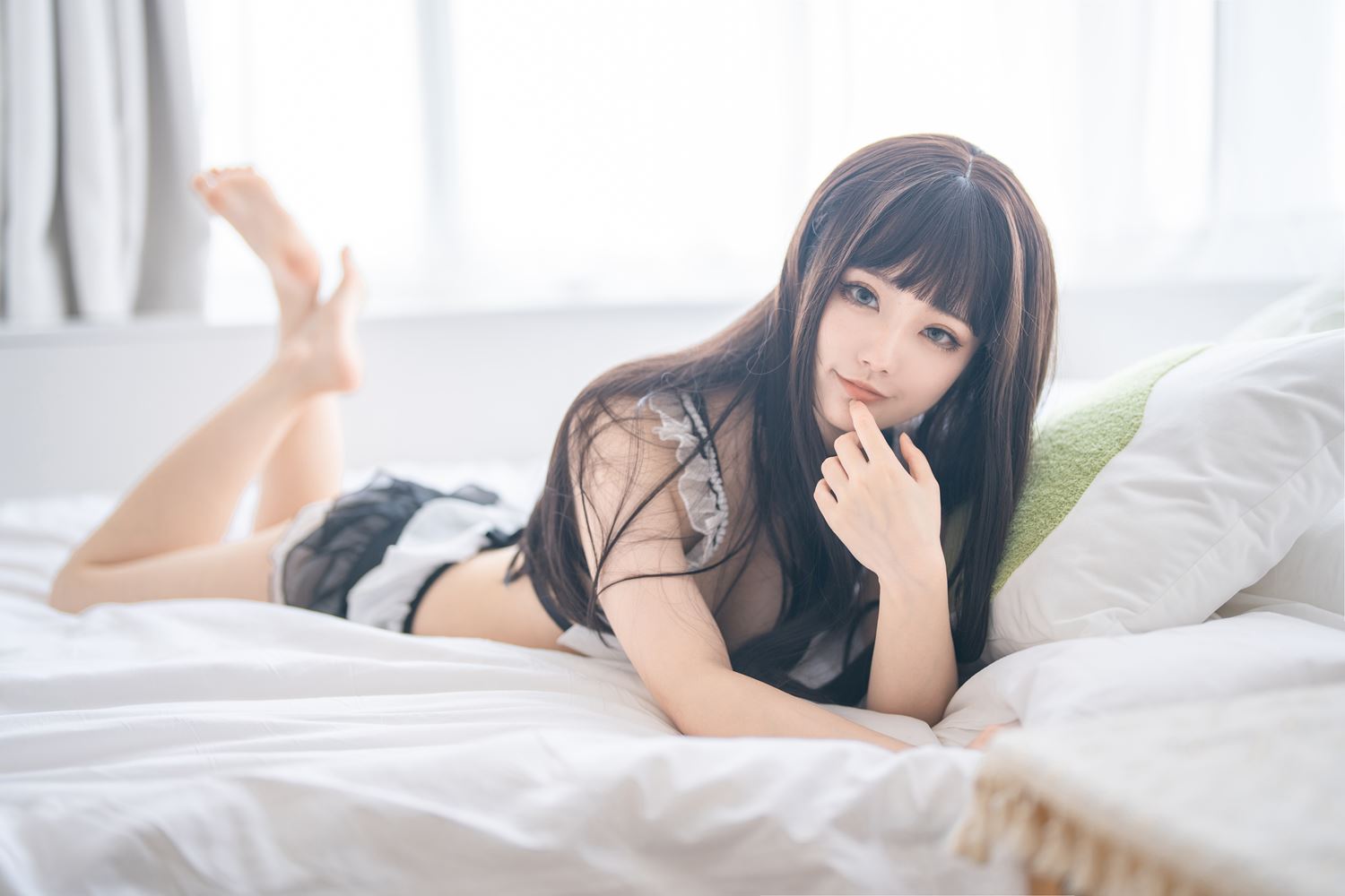 图片[11]-网紅Coser@桃良阿宅 午睡 [14P] – 速更版-美库