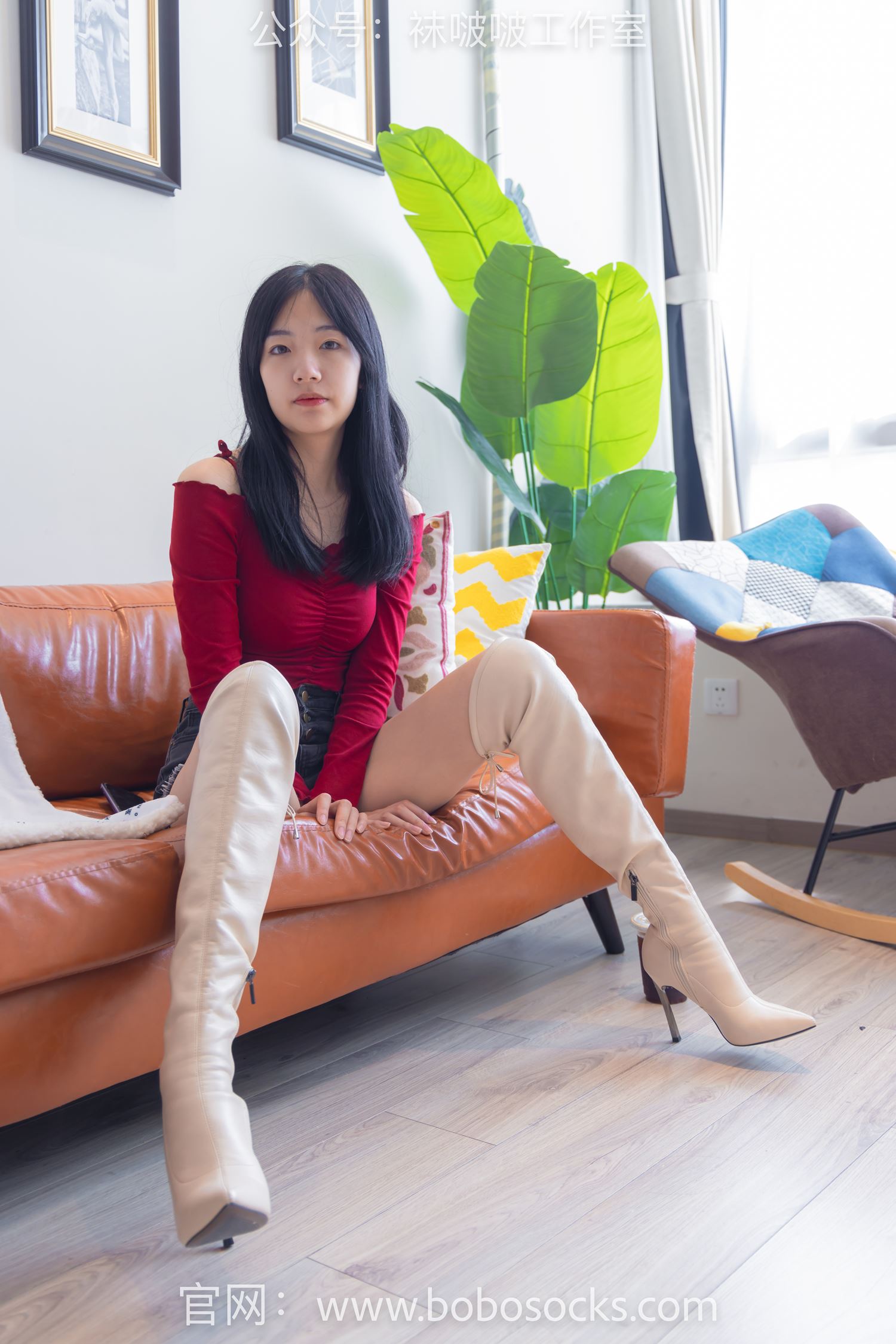 图片[13]-[BoBoSocks袜啵啵]NO.120 小甜豆-高跟长靴、白棉袜、裸足[170P] – 速更版-美库