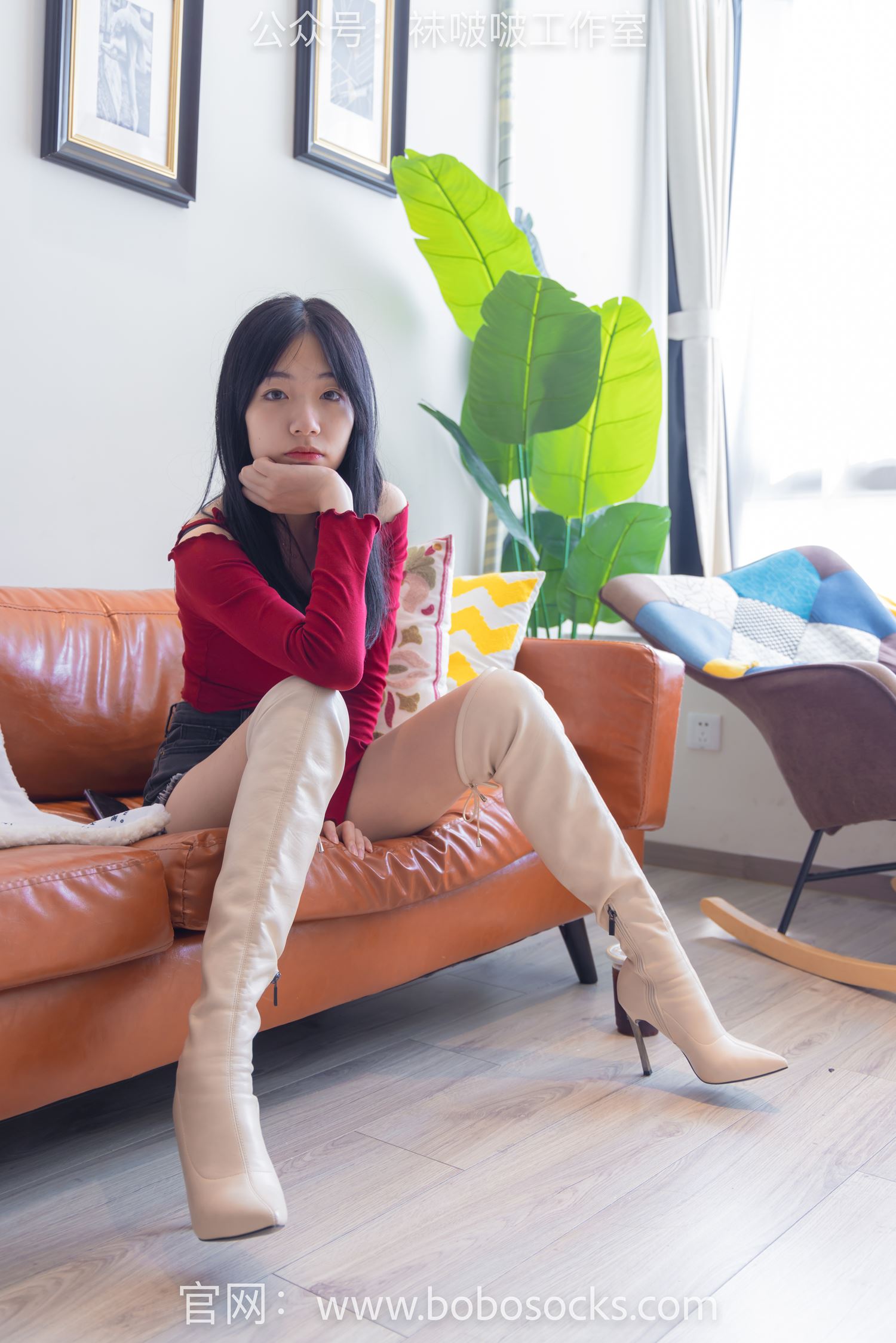 图片[14]-[BoBoSocks袜啵啵]NO.120 小甜豆-高跟长靴、白棉袜、裸足[170P] – 速更版-美库