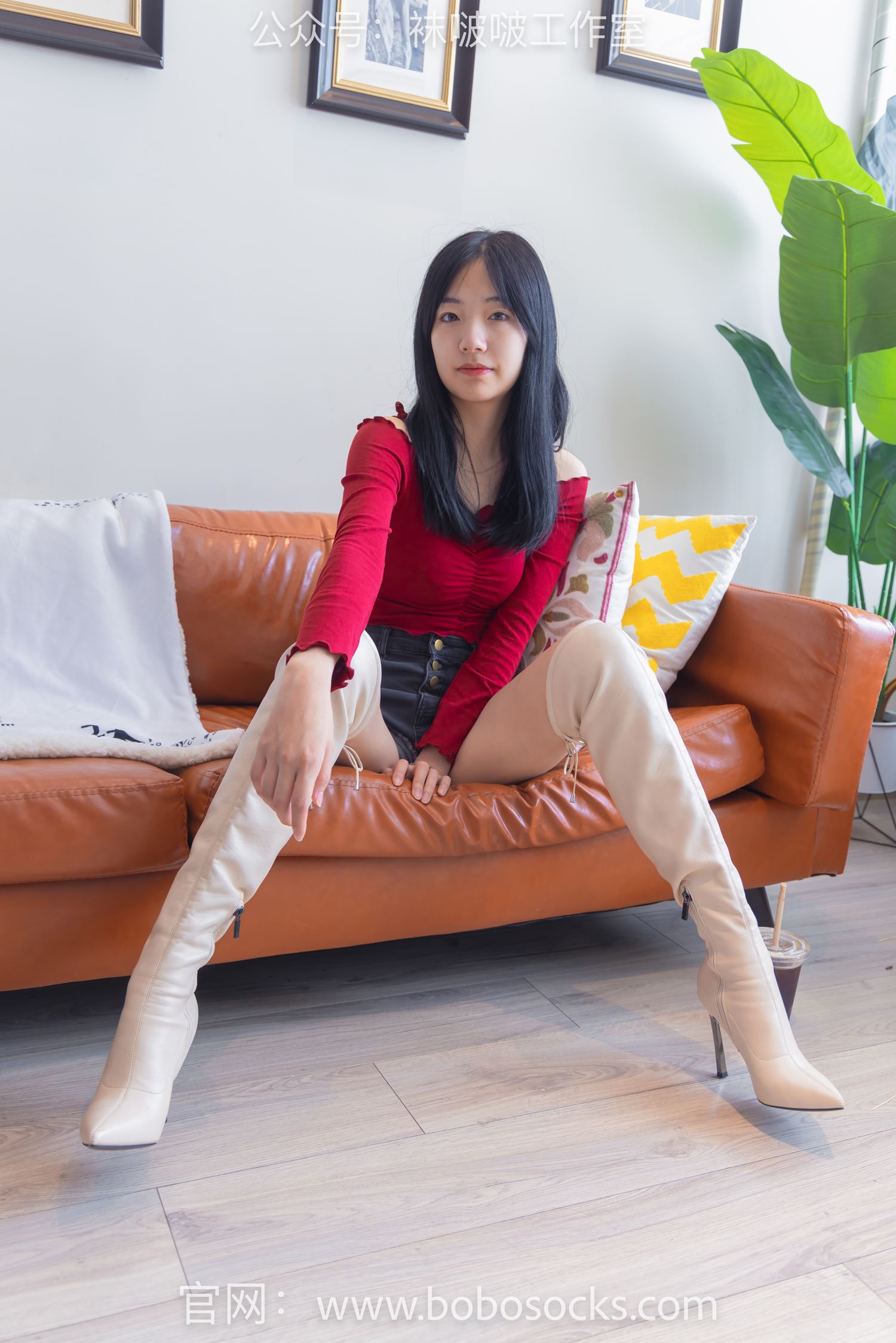 图片[15]-[BoBoSocks袜啵啵]NO.120 小甜豆-高跟长靴、白棉袜、裸足[170P] – 速更版-美库